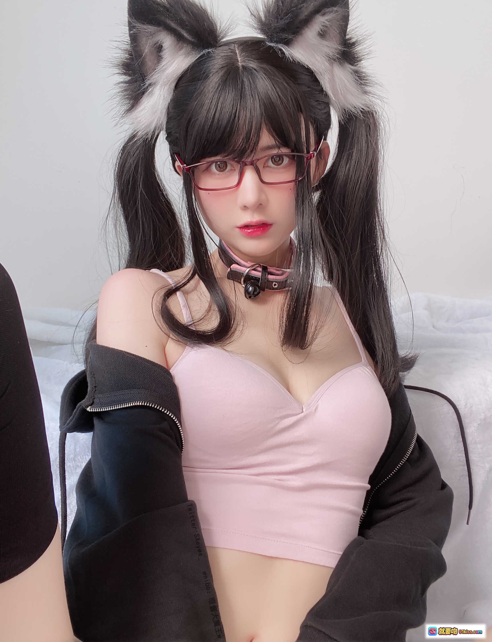 图片[9] - 眼酱大魔王w Vol.18 nya 猫耳眼镜少女 Cosplay 甜美性感写真 26P高清图集 - 就要吻