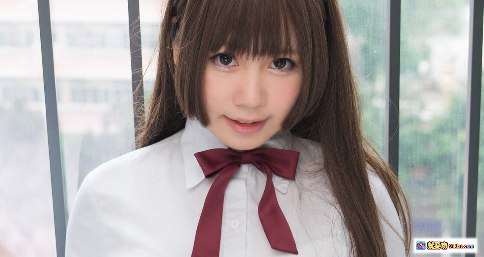 图片[7] - 铭铭Kizami_NO.010私房写真馆94P53MB 日系校服少女双人互动甜美性感室内窗边摄影 - 就要吻