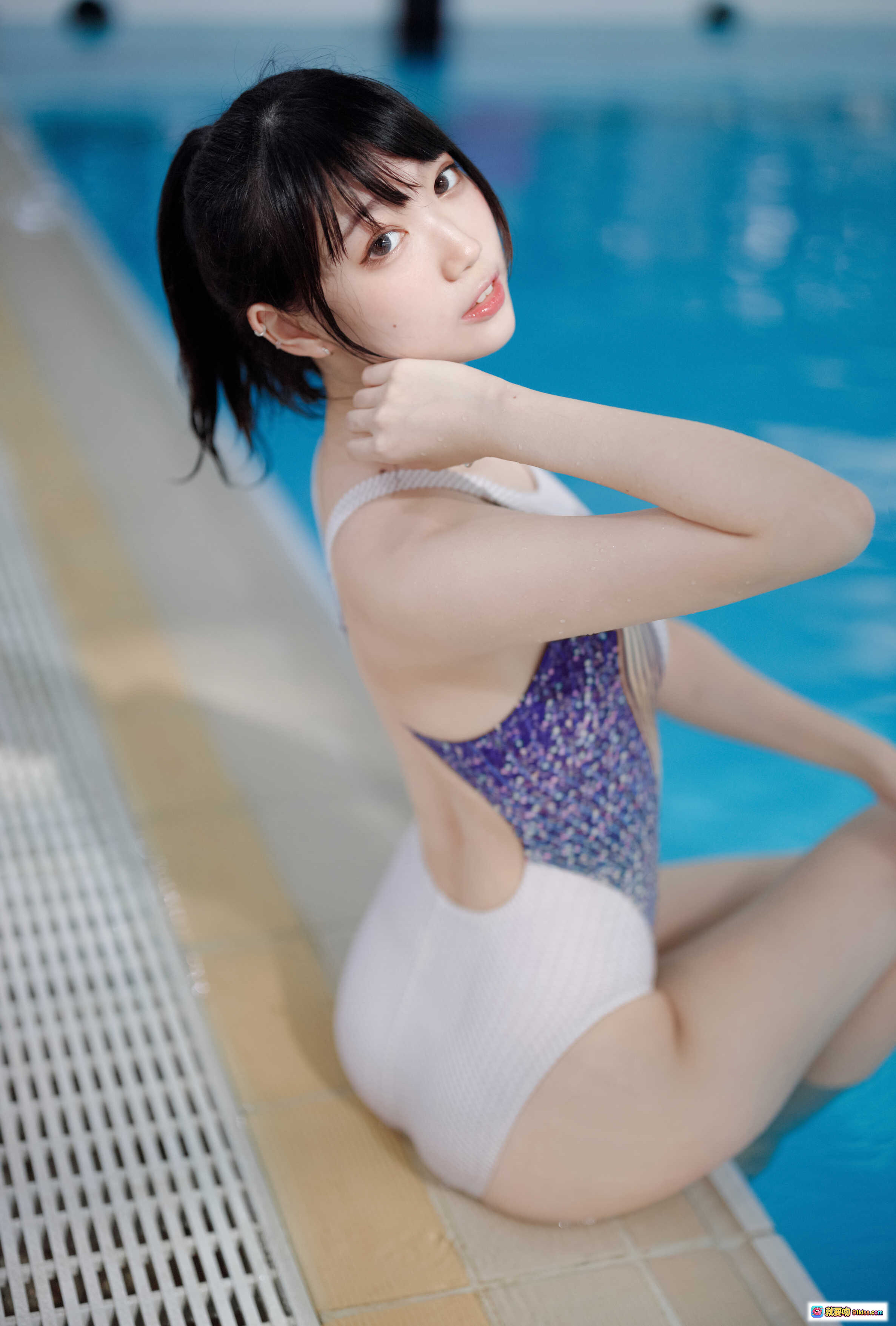 图片[6] - 周叽可爱兔兔NO.001竞泳写真36P湿身美腿水珠诱惑高清图集 - 就要吻