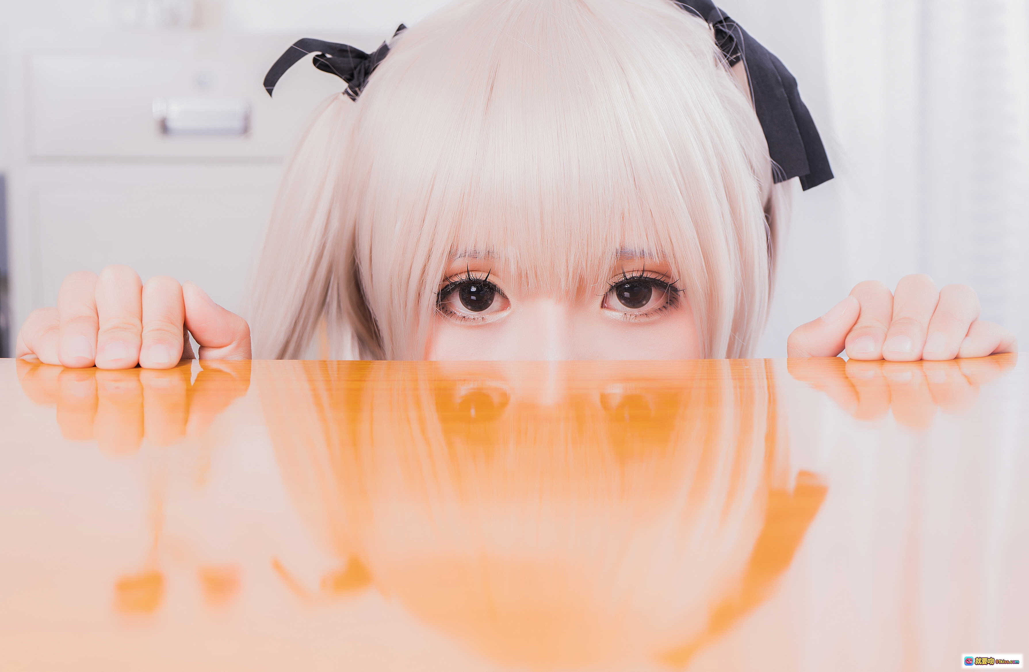 图片[8] - 面饼仙儿NO.005黑丝穹妹写真 48P高清美腿黑丝袜校园风格子裙私房摄影 - 就要吻