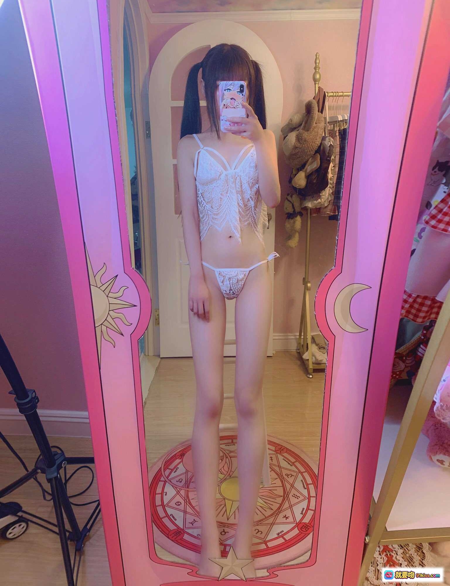 图片[5] - 星野咪兔NO.007日常散图黑丝美腿女仆装蕾丝内衣写真156P高清图集 - 就要吻