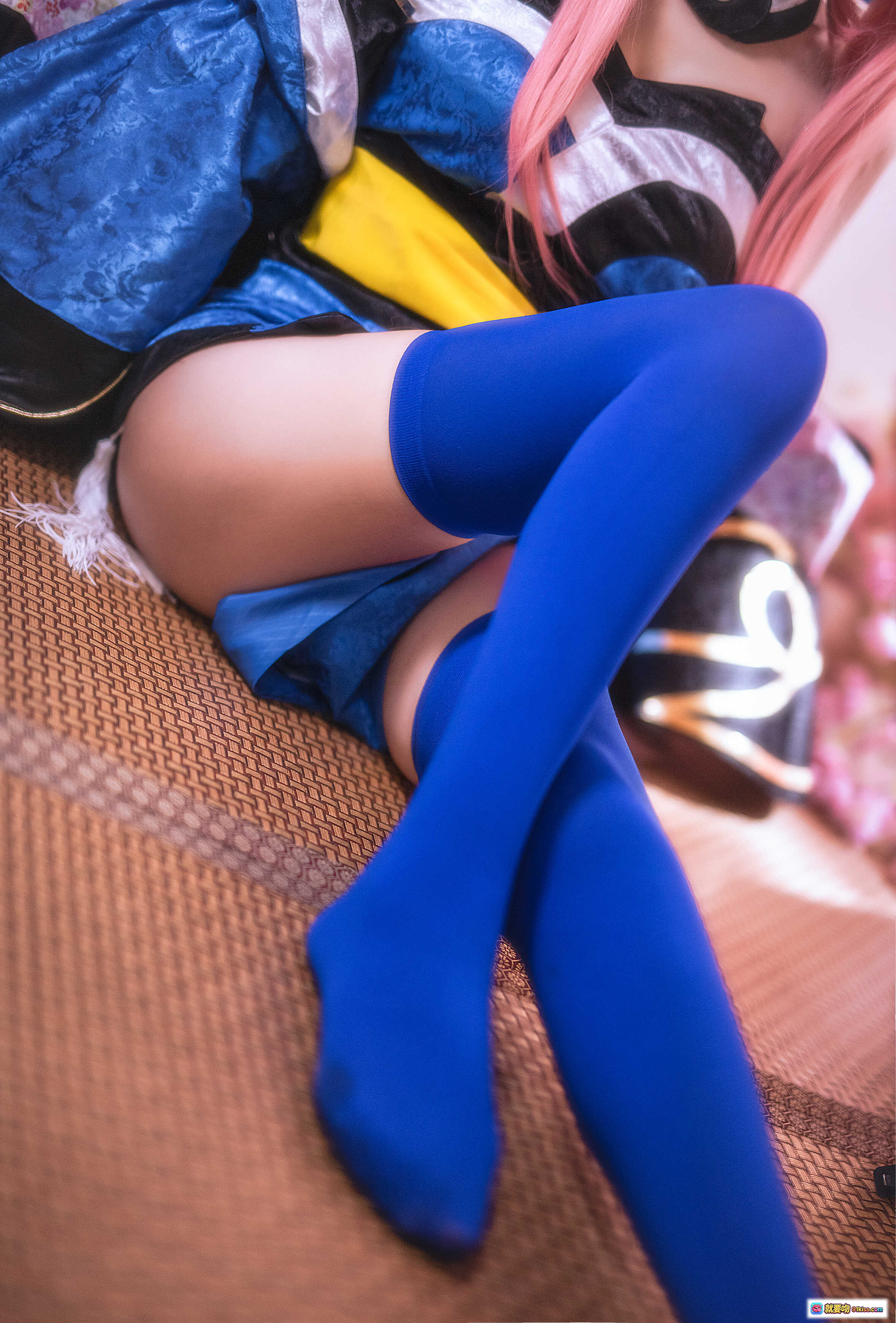 图片[3] - 鳗鱼霏儿NO.073玉藻前cosplay蓝丝袜美腿和服写真18P高清图集 - 就要吻