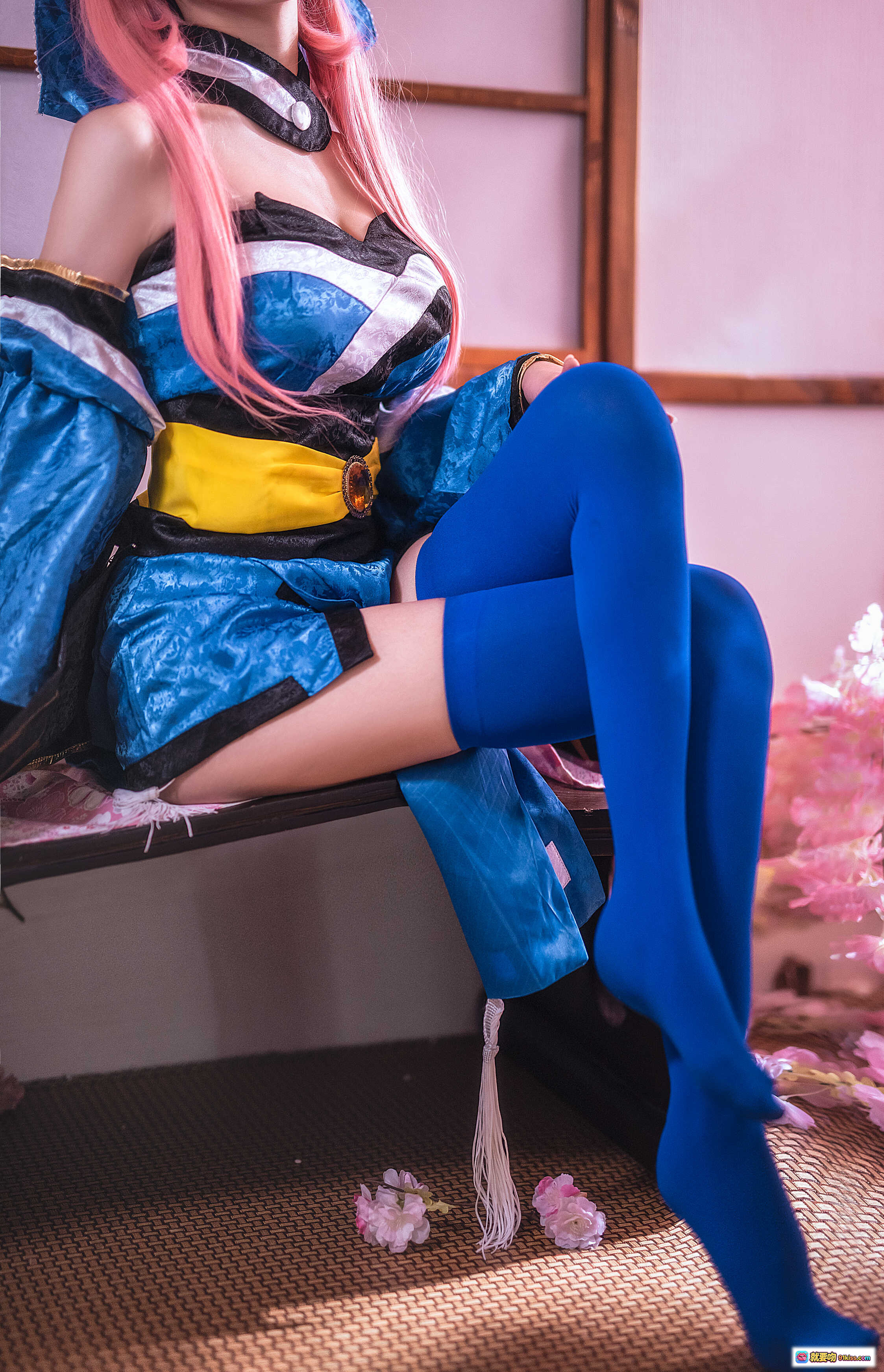 图片[2] - 鳗鱼霏儿NO.073玉藻前cosplay蓝丝袜美腿和服写真18P高清图集 - 就要吻