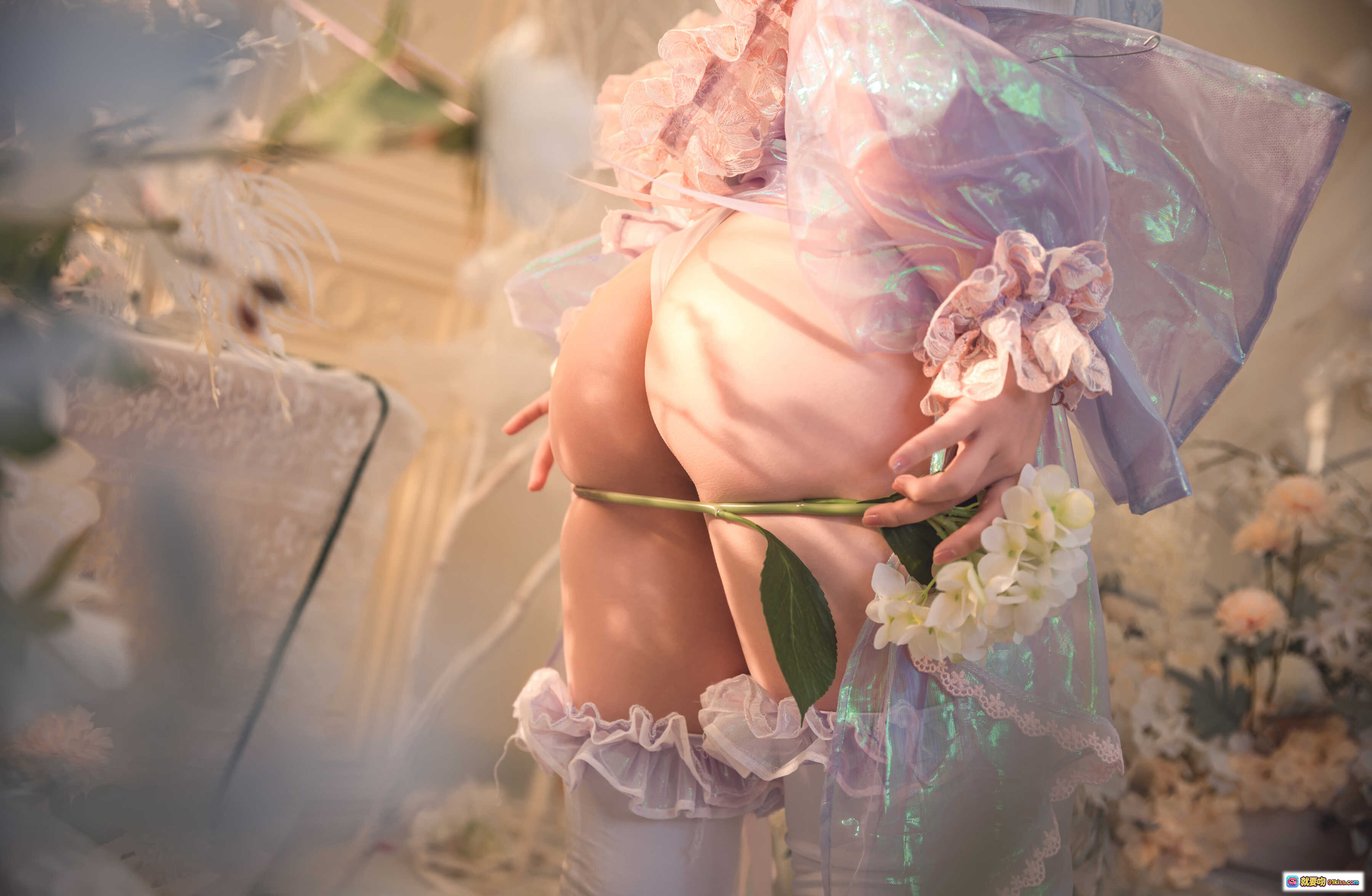 图片[9] - 玛修同人服cosplay写真 | 粉发少女蕾丝内衣套装 | 甜美洛丽塔风格 | 北亦北NO.006高清24P图集 - 就要吻