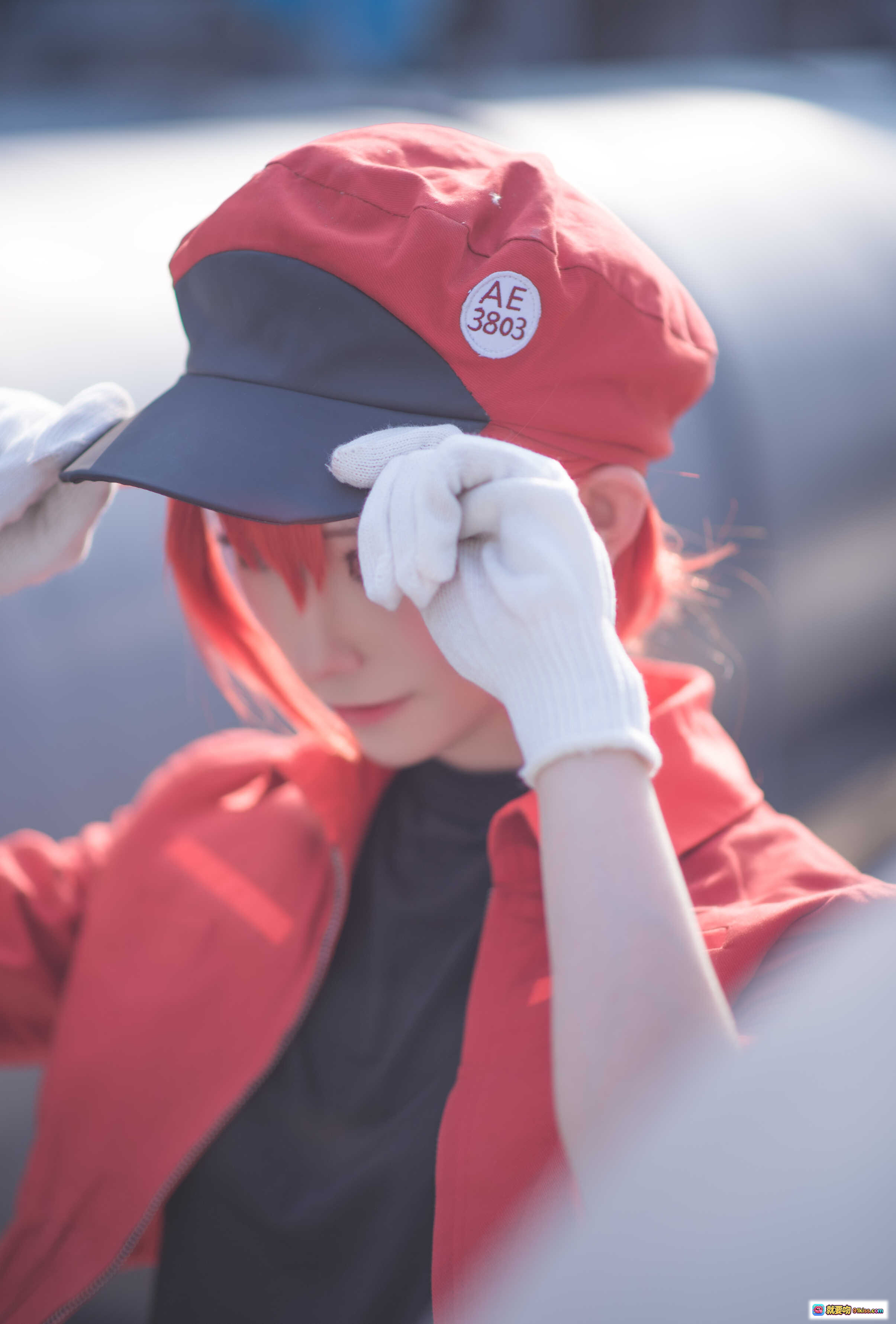 图片[4] - Kitaro绮太郎NO.017工作细胞2cosplay红发快递员搬箱检查文件场景写真35P193MB - 就要吻