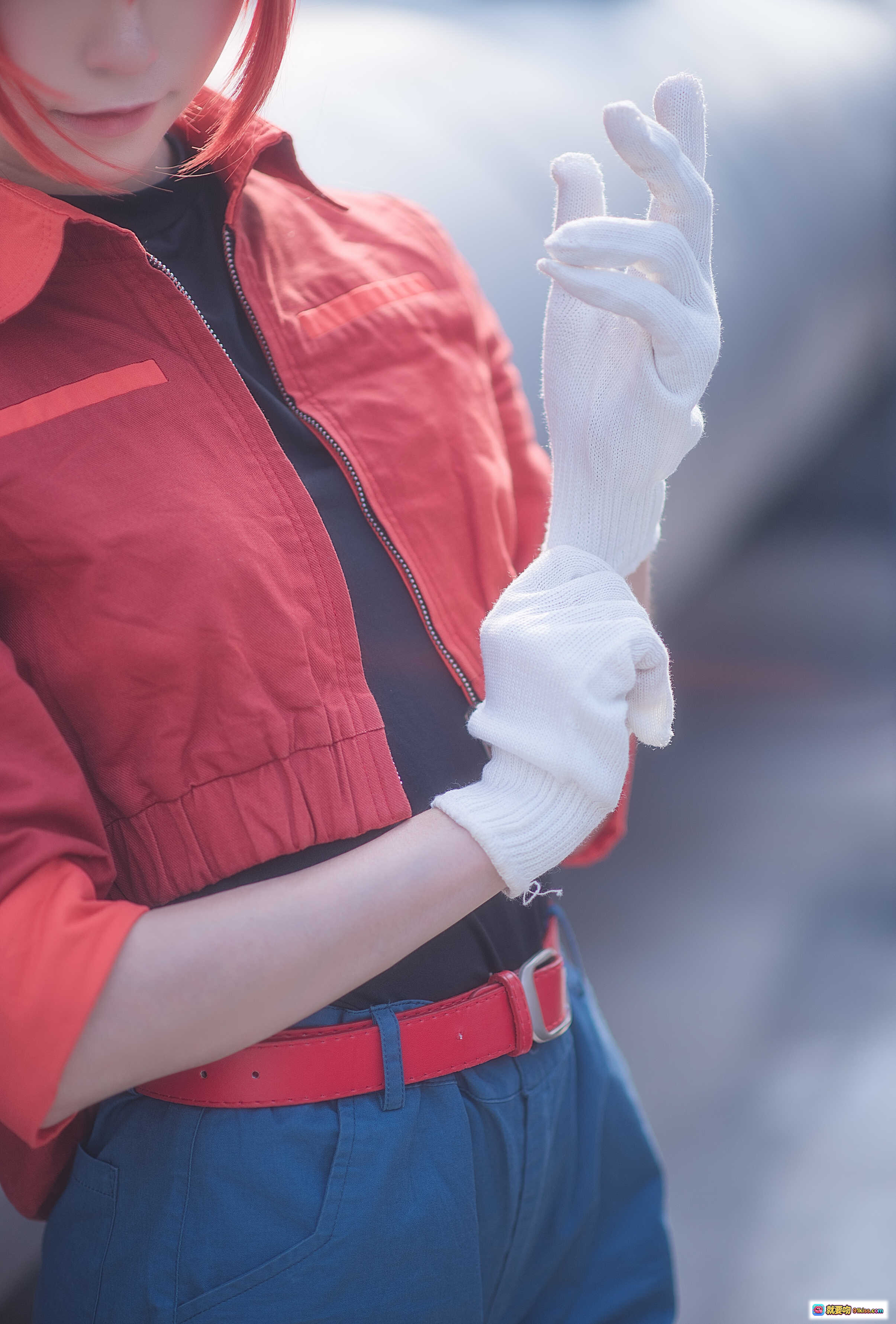 图片[8] - Kitaro绮太郎NO.017工作细胞2cosplay红发快递员搬箱检查文件场景写真35P193MB - 就要吻