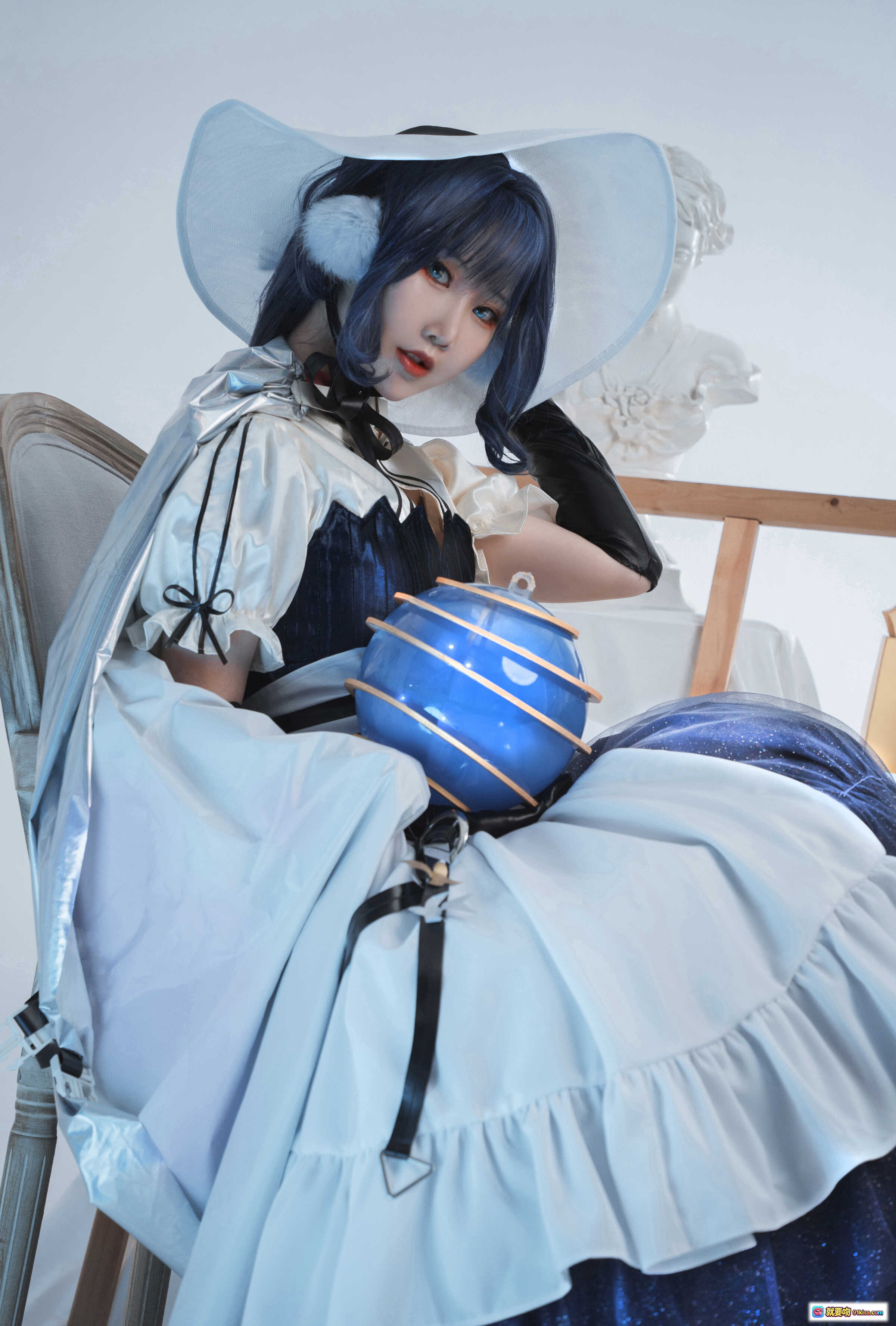 图片[7] - 面饼仙儿NO.096星极Cosplay写真 | 哥特洛丽塔风 | 白黑裙装 | 天文主题场景 | 高清48P摄影集 - 就要吻