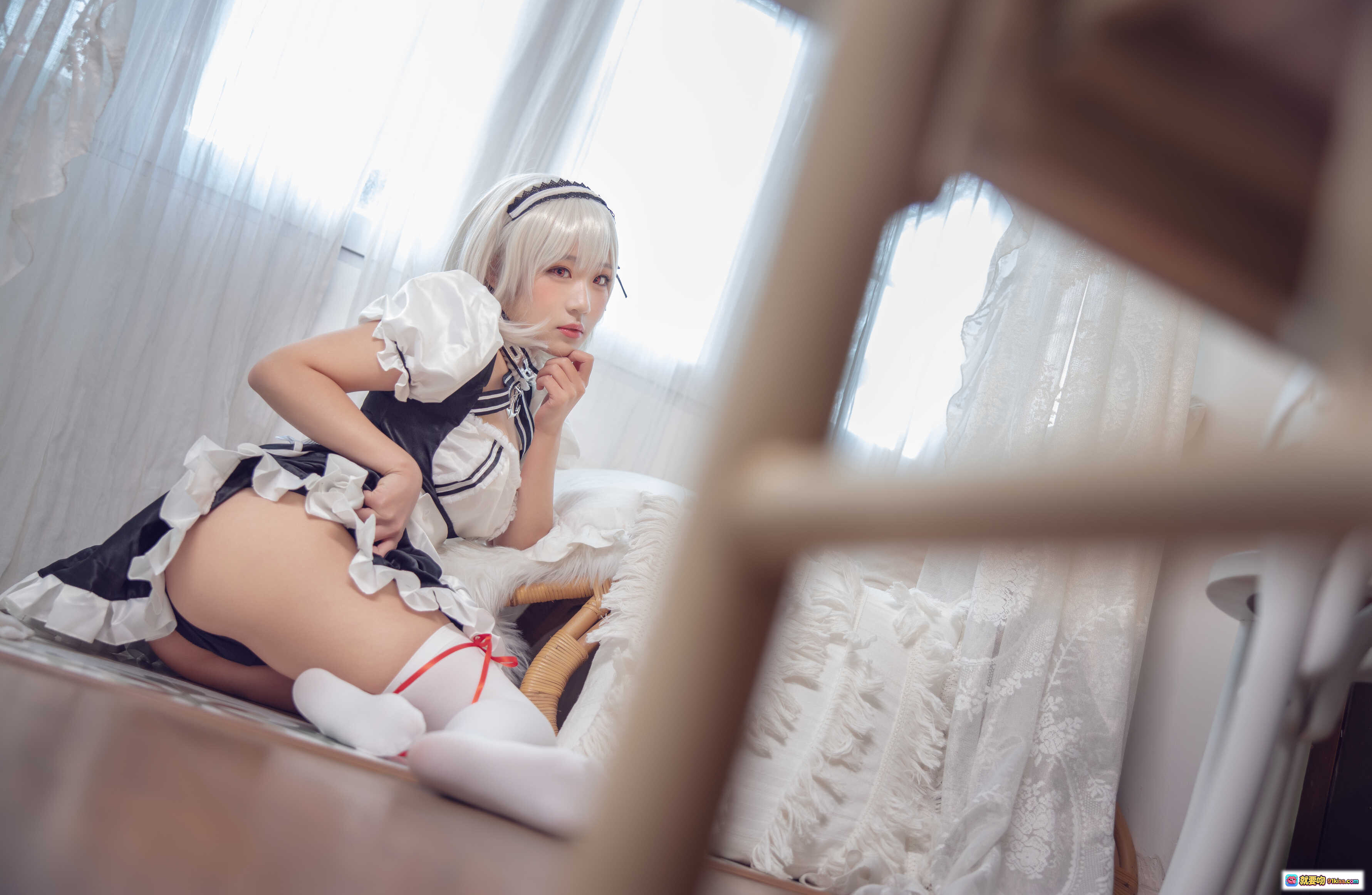 弥美Mime NO.007碧蓝航线天狼星女仆装Cosplay写真20P高清图集 - 就要吻