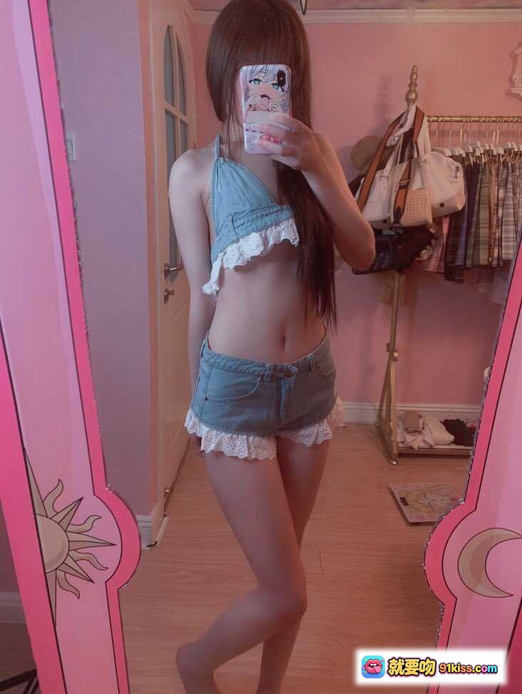 图片[7] - 星野咪兔NO.008镜拍写真｜双马尾护士装+白色绑带内衣+粉嫩房间自拍美图48P - 就要吻