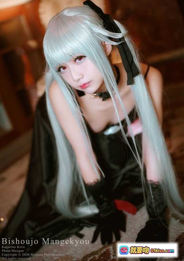 图片[7] - 美少女万华镜篝之雾枝COS写真｜银发蓝瞳少女泳装造型｜Bishoujo Mangekyou NO.036高清图集 - 就要吻