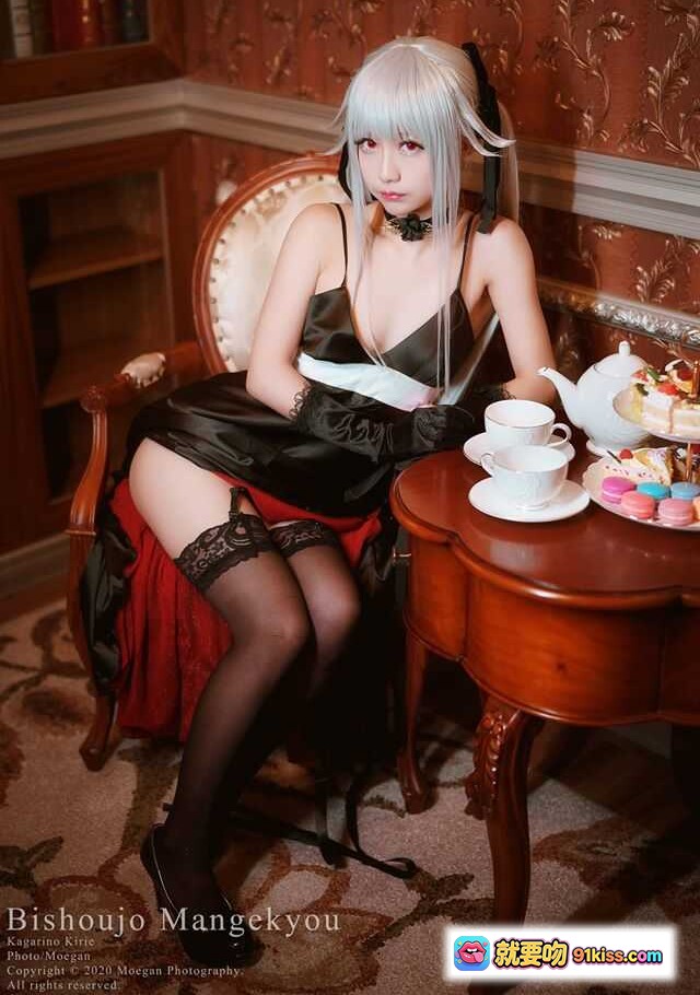 图片[9] - 美少女万华镜篝之雾枝COS写真｜银发蓝瞳少女泳装造型｜Bishoujo Mangekyou NO.036高清图集 - 就要吻