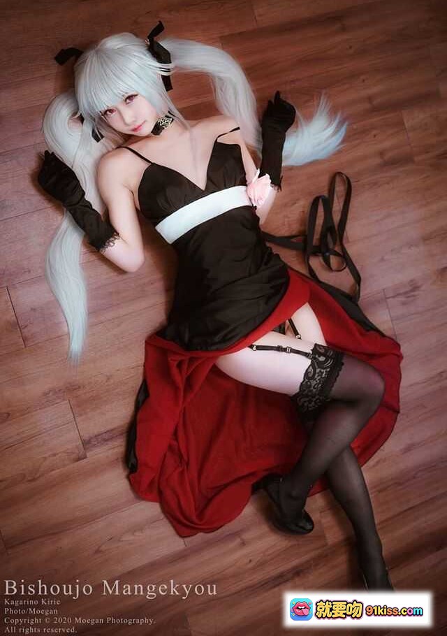 图片[5] - 美少女万华镜篝之雾枝COS写真｜银发蓝瞳少女泳装造型｜Bishoujo Mangekyou NO.036高清图集 - 就要吻