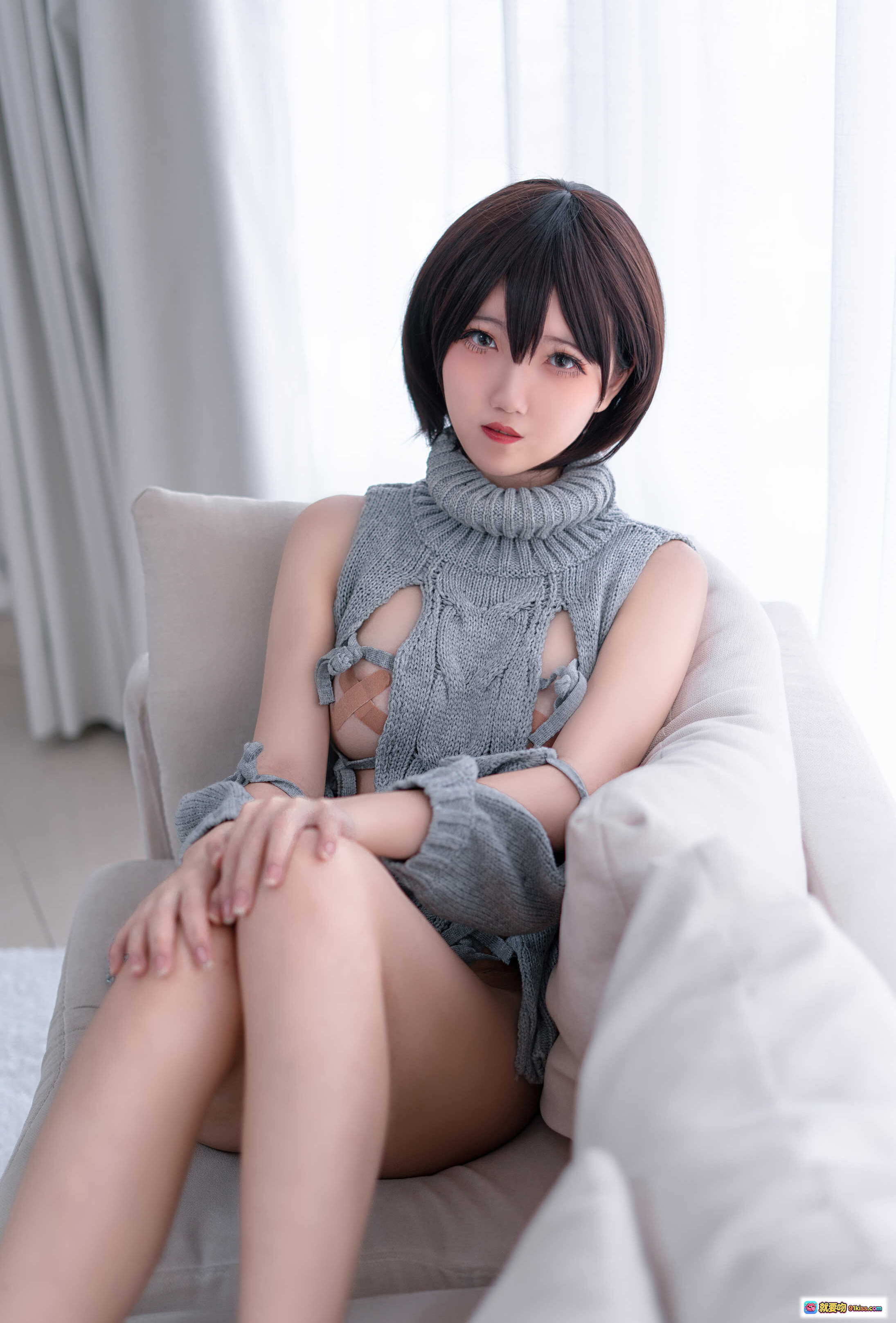 图片[7] - 阿薰kaOri NO.002 露背毛衣写真 20P高清私房美臀性感居家照 - 就要吻