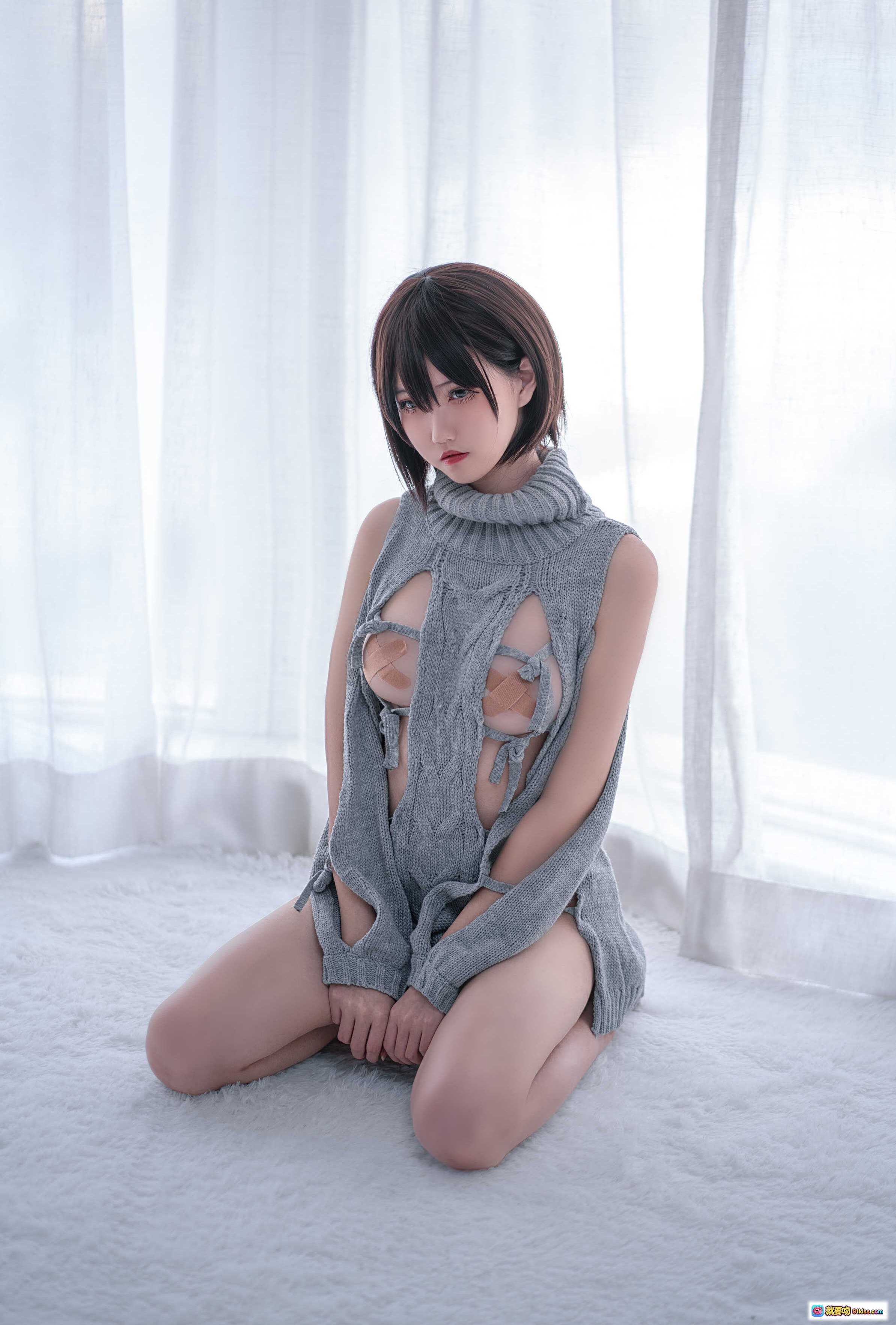 图片[8] - 阿薰kaOri NO.002 露背毛衣写真 20P高清私房美臀性感居家照 - 就要吻