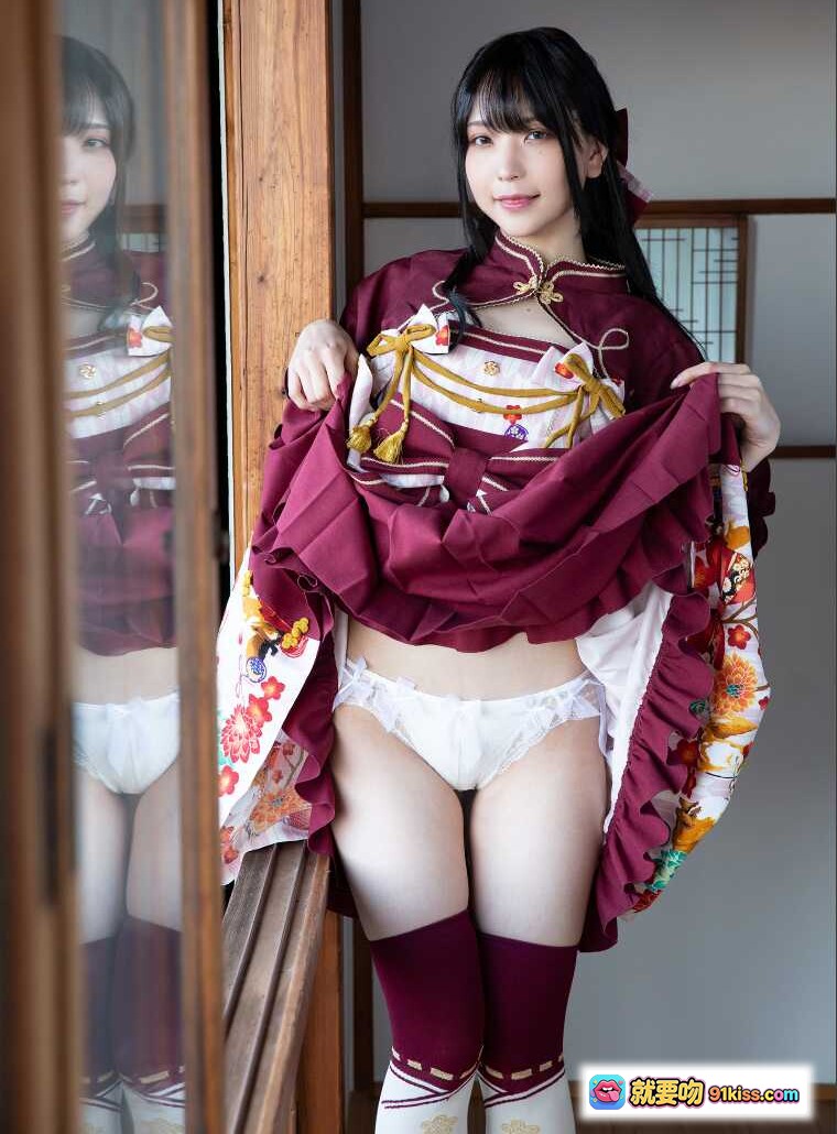 图片[2] - 和風フェティッシュ写真集｜黒タイツ美脚・白下着・寝室ポージング・ハレムあまつ様グラビア - 就要吻