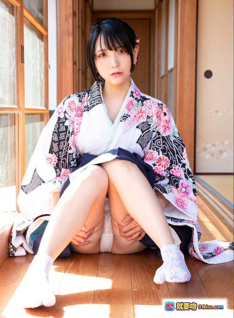 图片[9] - 和風フェティッシュ写真集｜黒タイツ美脚・白下着・寝室ポージング・ハレムあまつ様グラビア - 就要吻