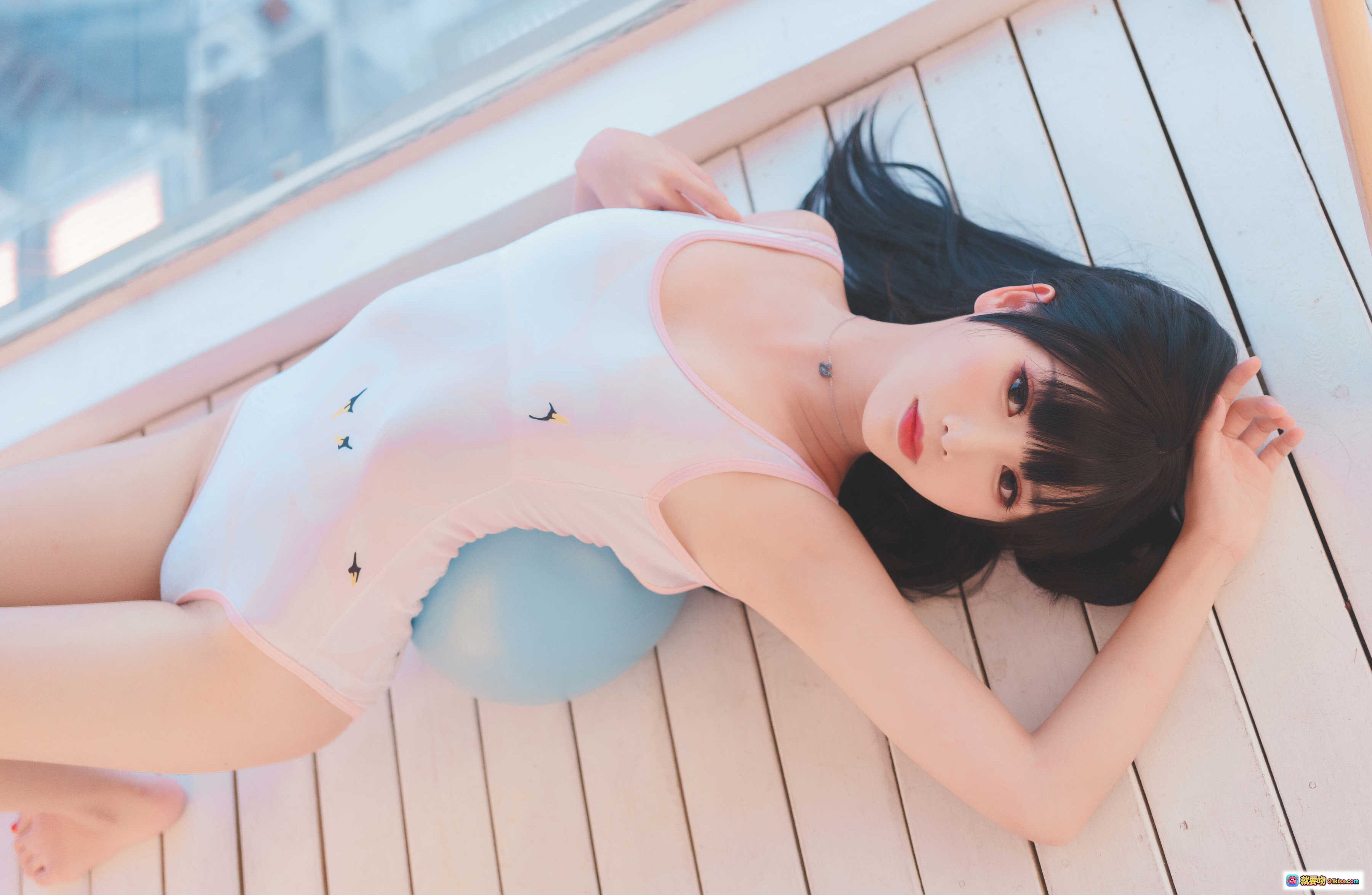 图片[2] - 面饼仙儿NO.064浴缸泡泡写真 | 白色泳衣少女浴室私房照 | 41P高清图集 - 就要吻