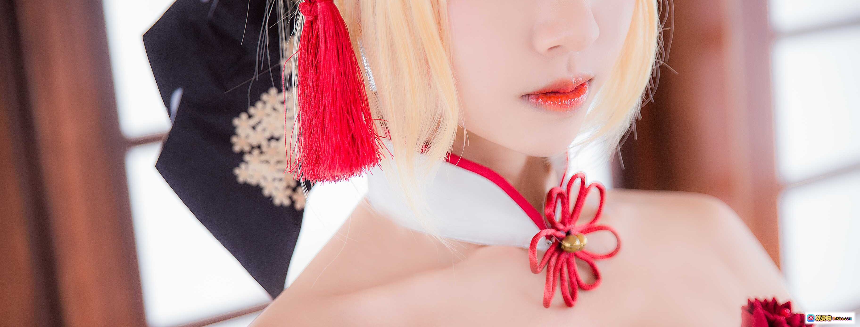 图片[7] - 鳗鱼霏儿NO.002 King of Knight和风礼服cosplay写真 优雅日式传统服饰 精美刺绣飘逸裙摆 18P高清图集 - 就要吻