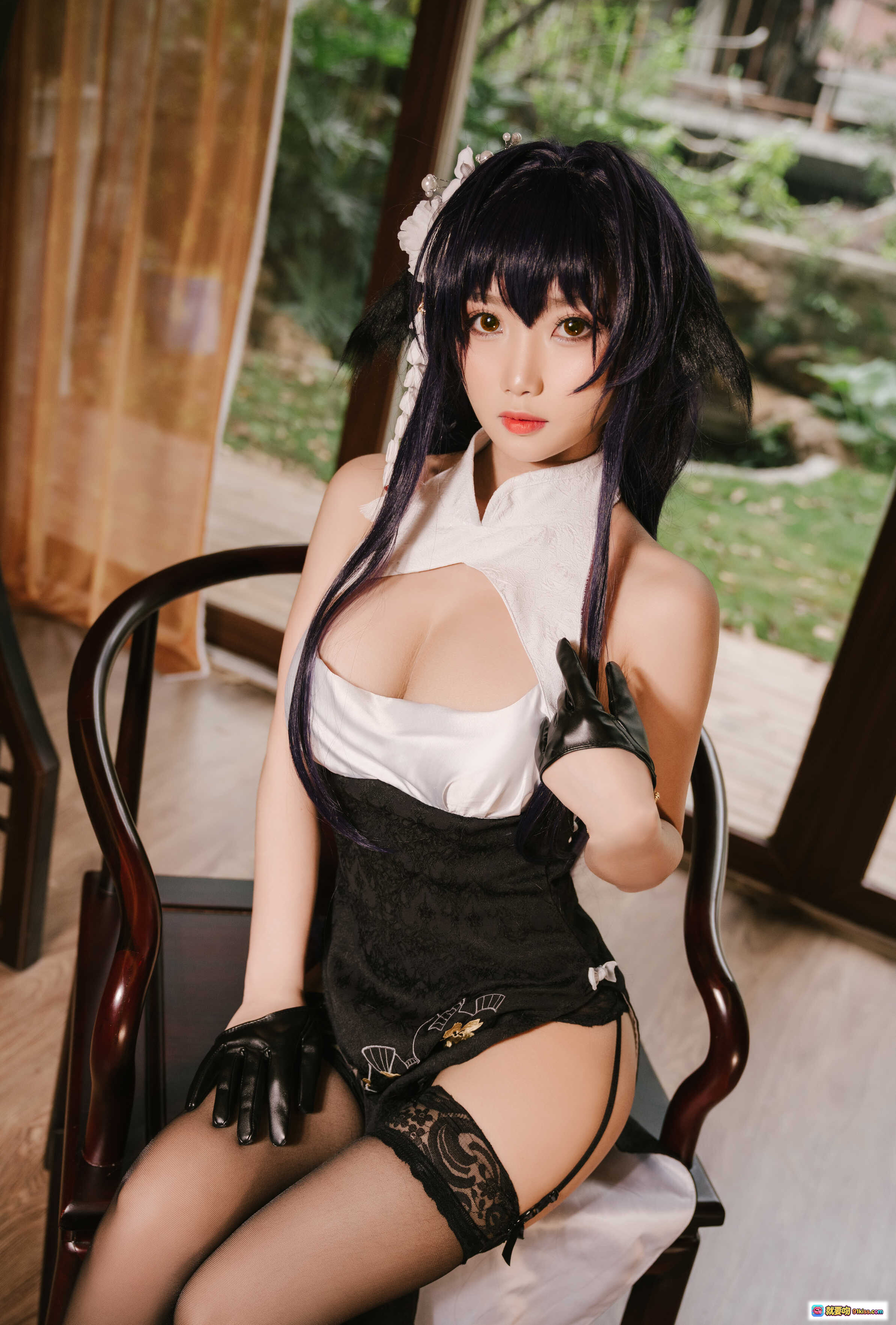 图片[9] - 鬼畜瑶NO.019吾妻旗袍写真30P高清美图703MB古典风朦胧纱帘书法元素性感优雅东方美学视觉盛宴 - 就要吻