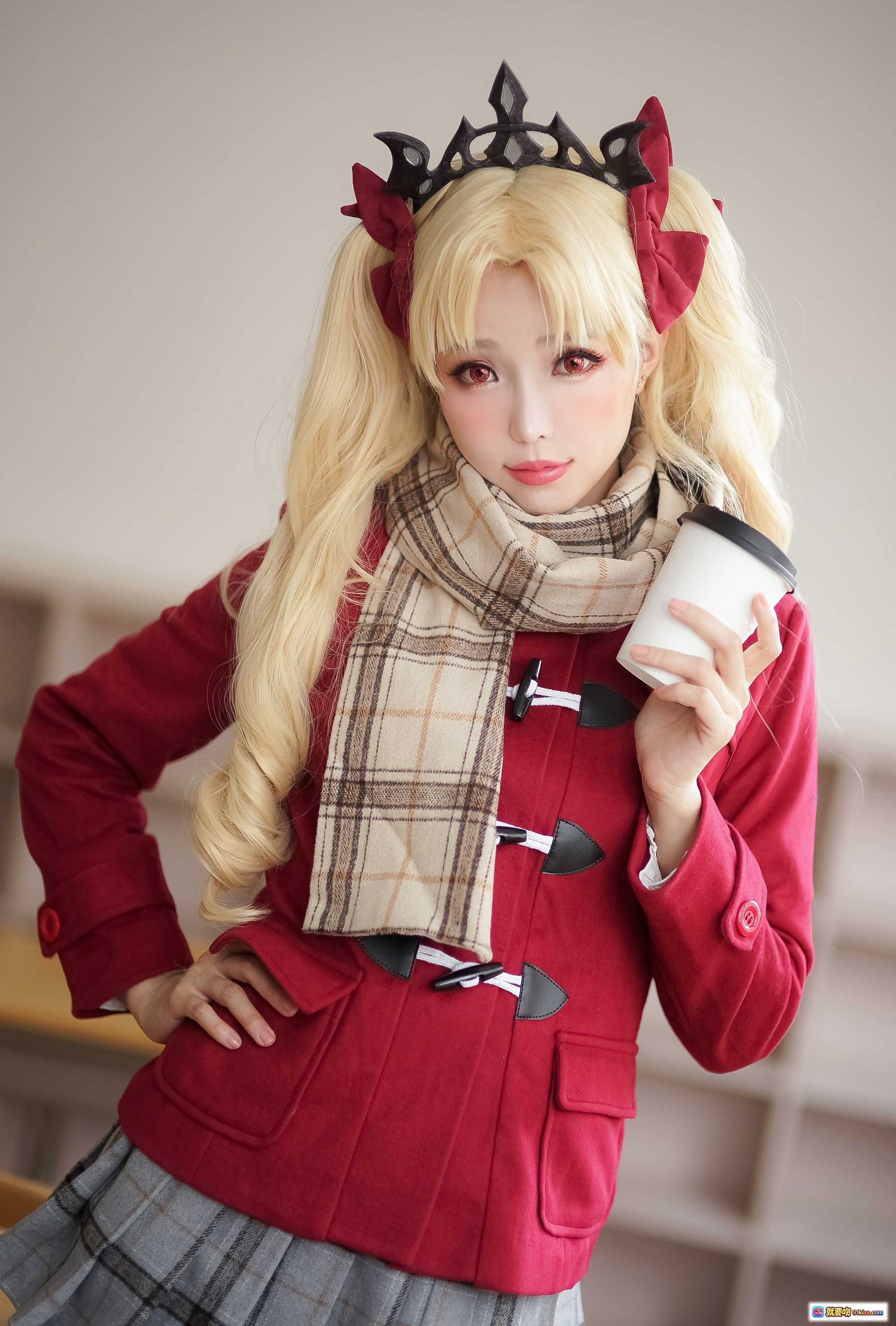 图片[3] - ElyEE子 NO.059 黑丝美腿 学院风制服 搭配格纹短裙 亮面乐福鞋 教室场景写真 - 就要吻