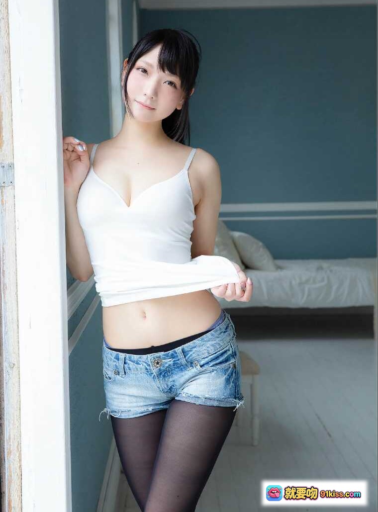 图片[5] - 青春フェティッシュ美少女グラビア｜白シャツ×黒ストッキング｜ハレムあまつ様｜清楚系制服姿32P - 就要吻