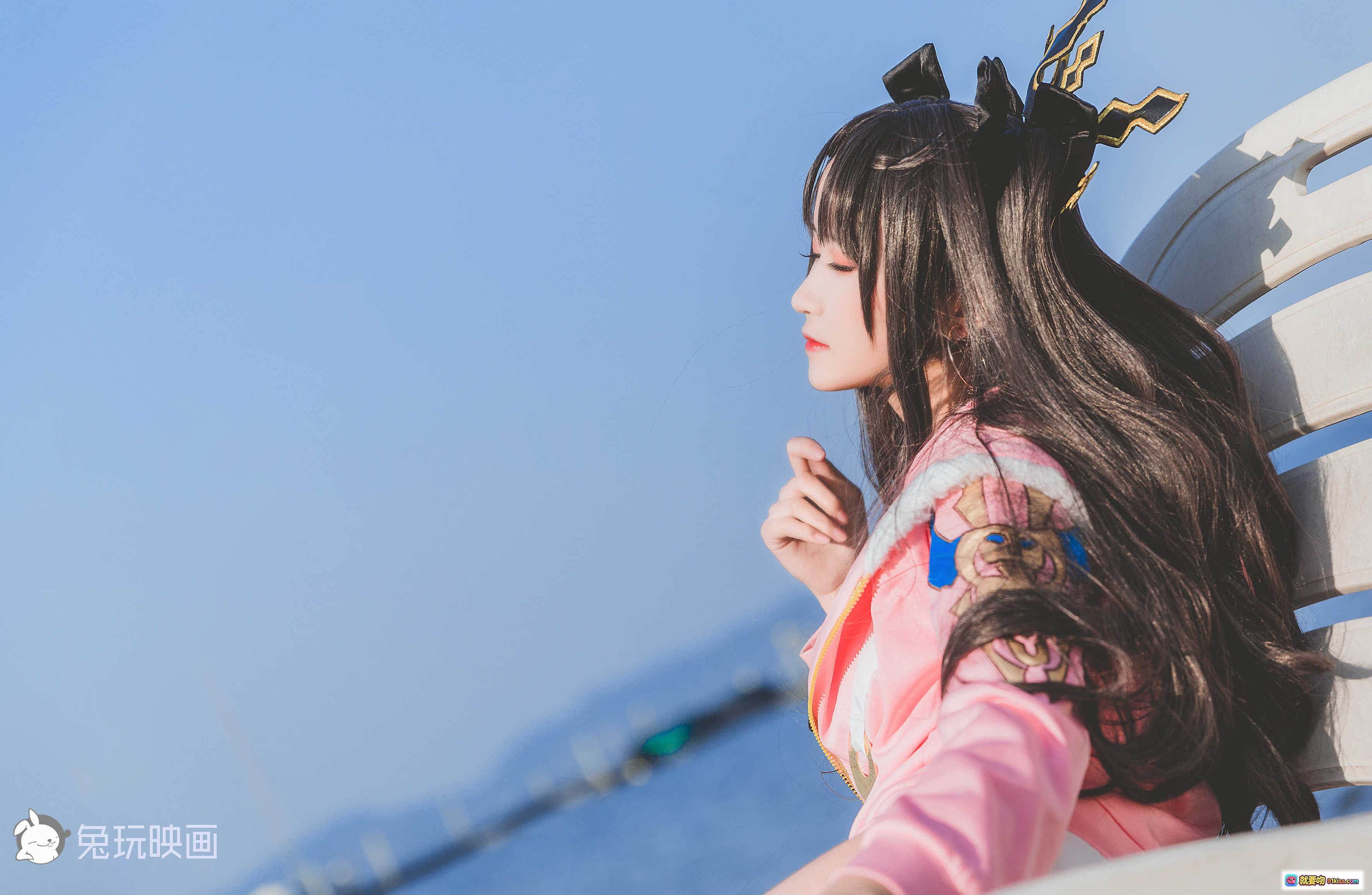 图片[9] - 三度_69 NO.011 泳装凛 Cosplay 美女手持方格旗 海边写真 42P高清图集 - 就要吻