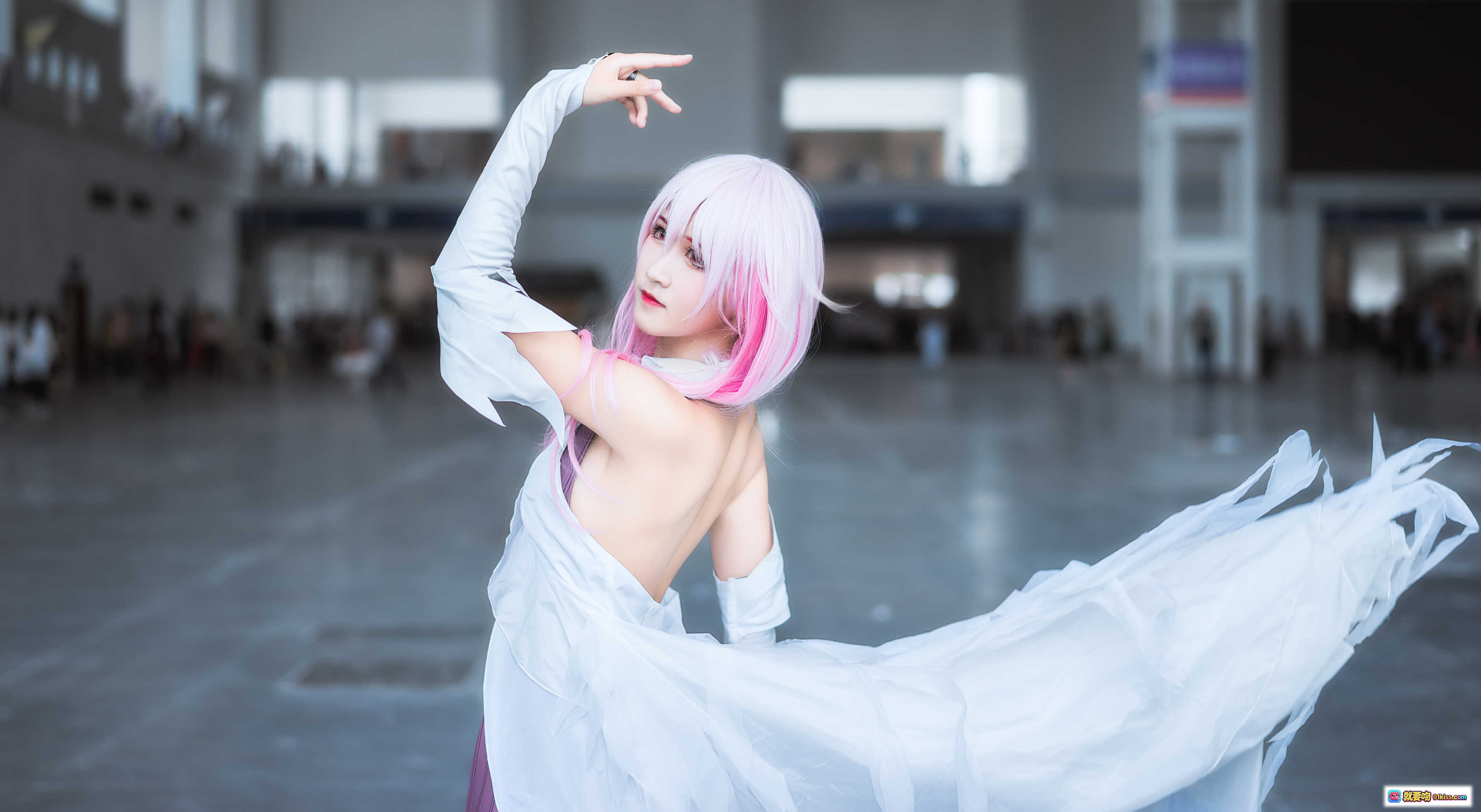 图片[7] - 白丝楪祈Cosplay写真 | 粉发少女工业风场景 | 三度_69 NO.017 精美8P高清图集 - 就要吻