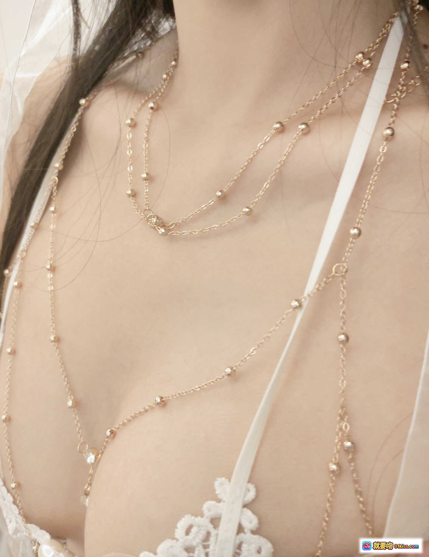 图片[3] - 不呆猫NO.020西域风情写真｜白色蕾丝内衣性感躺姿｜长发美女私房美拍｜52P高清图集 - 就要吻