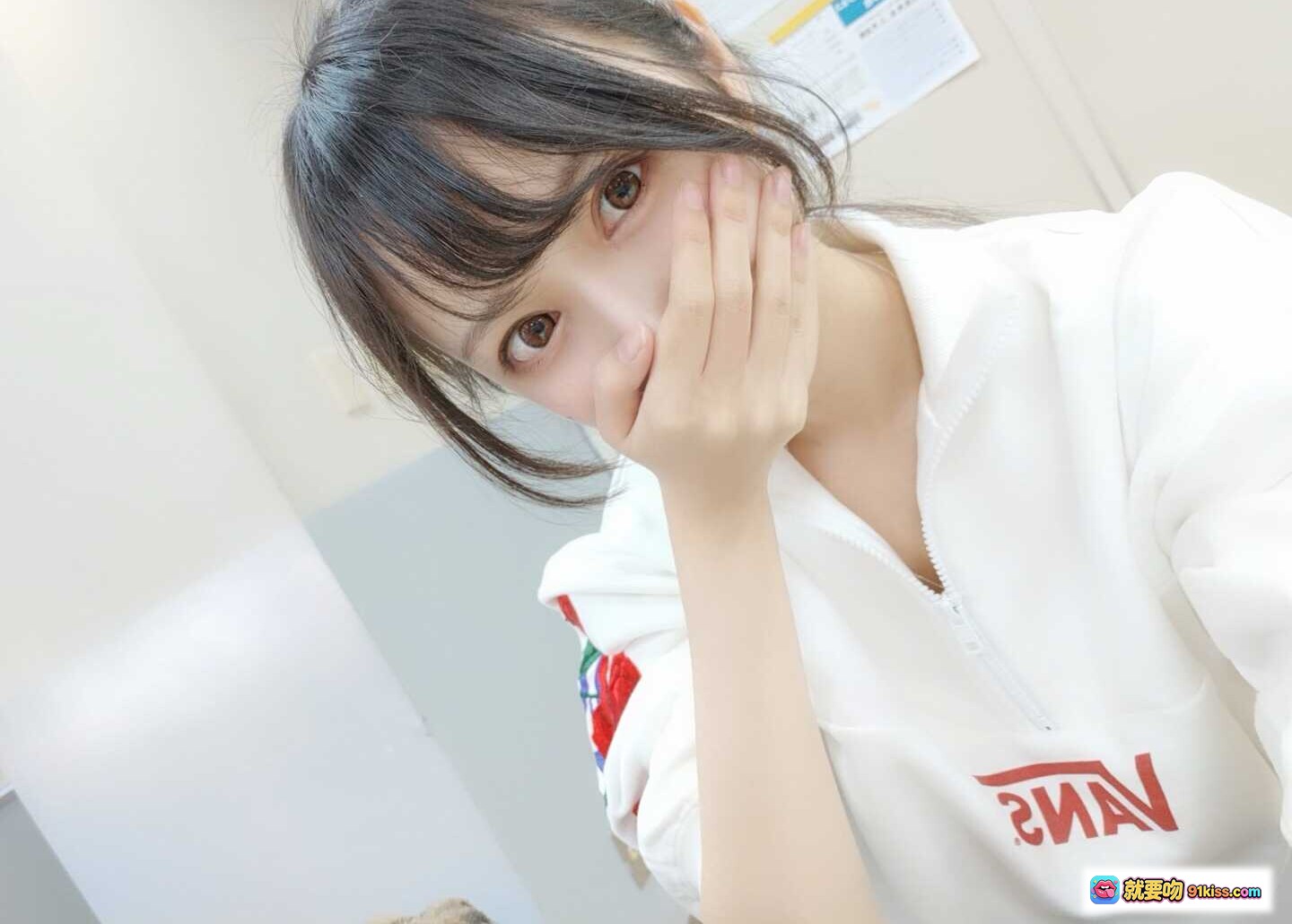 图片[8] - Shika小鹿鹿NO.074夏日自拍写真 25P高清美图 黑色蕾丝内衣镜前自拍 甜美长发少女风 - 就要吻