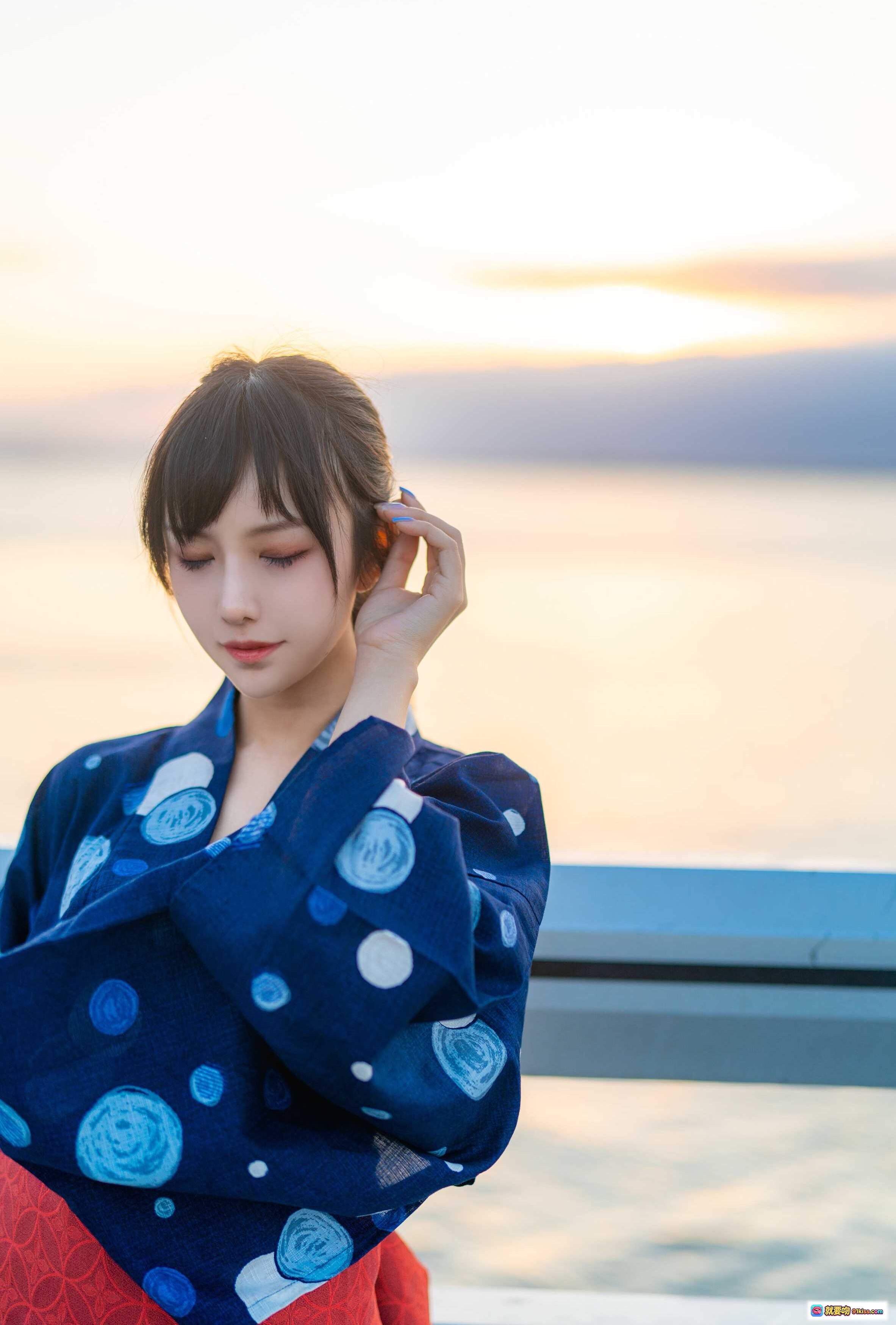 图片[3] - Shika小鹿鹿镰仓江之岛旅拍写真｜白色蕾丝连衣裙+草帽少女风｜日系街拍清新自然感｜29P高清图集 - 就要吻