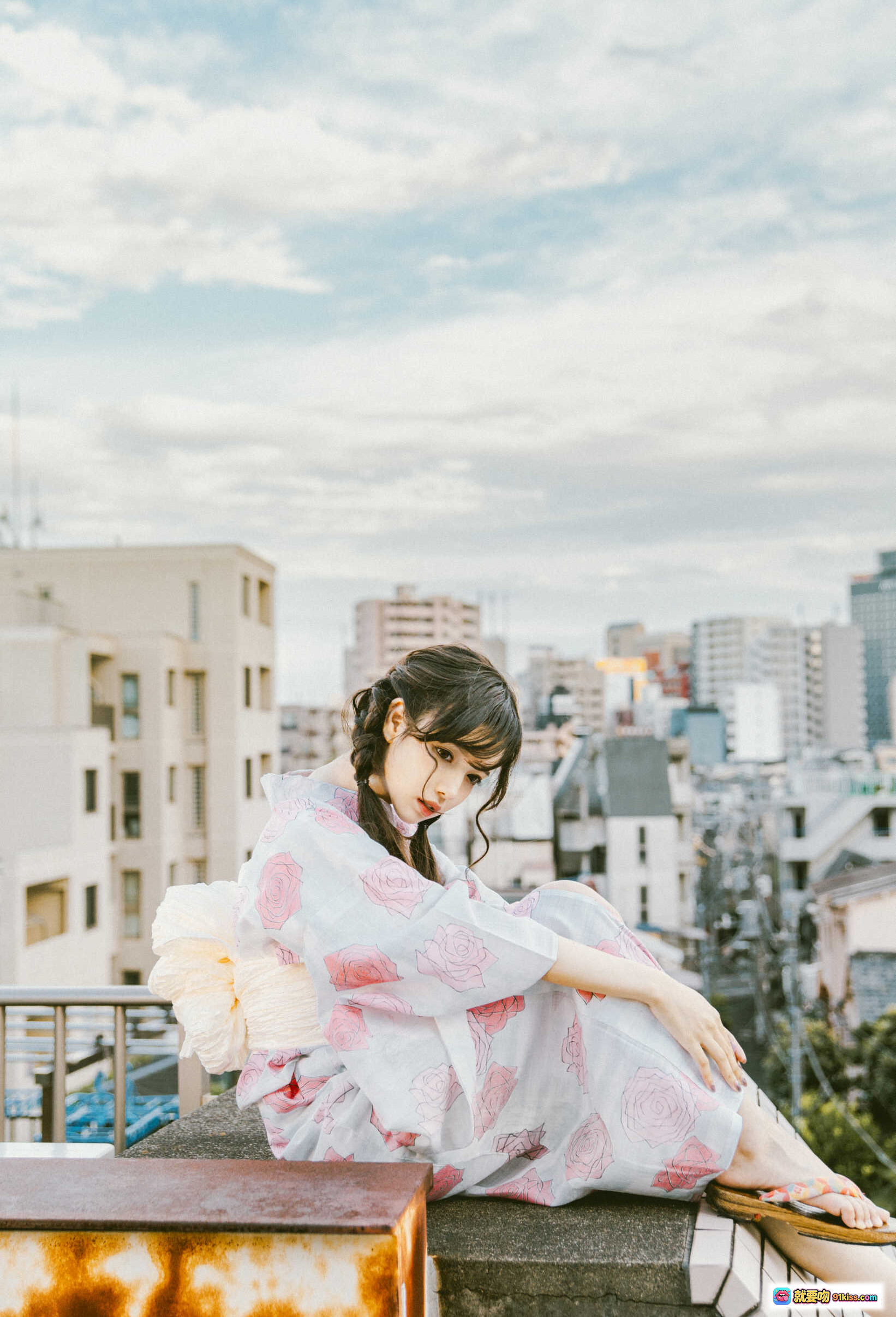 图片[2] - Shika小鹿鹿NO.075以夏之名真爱版｜和风浴衣少女手持烟花棒｜日系清新写真20P197MB - 就要吻