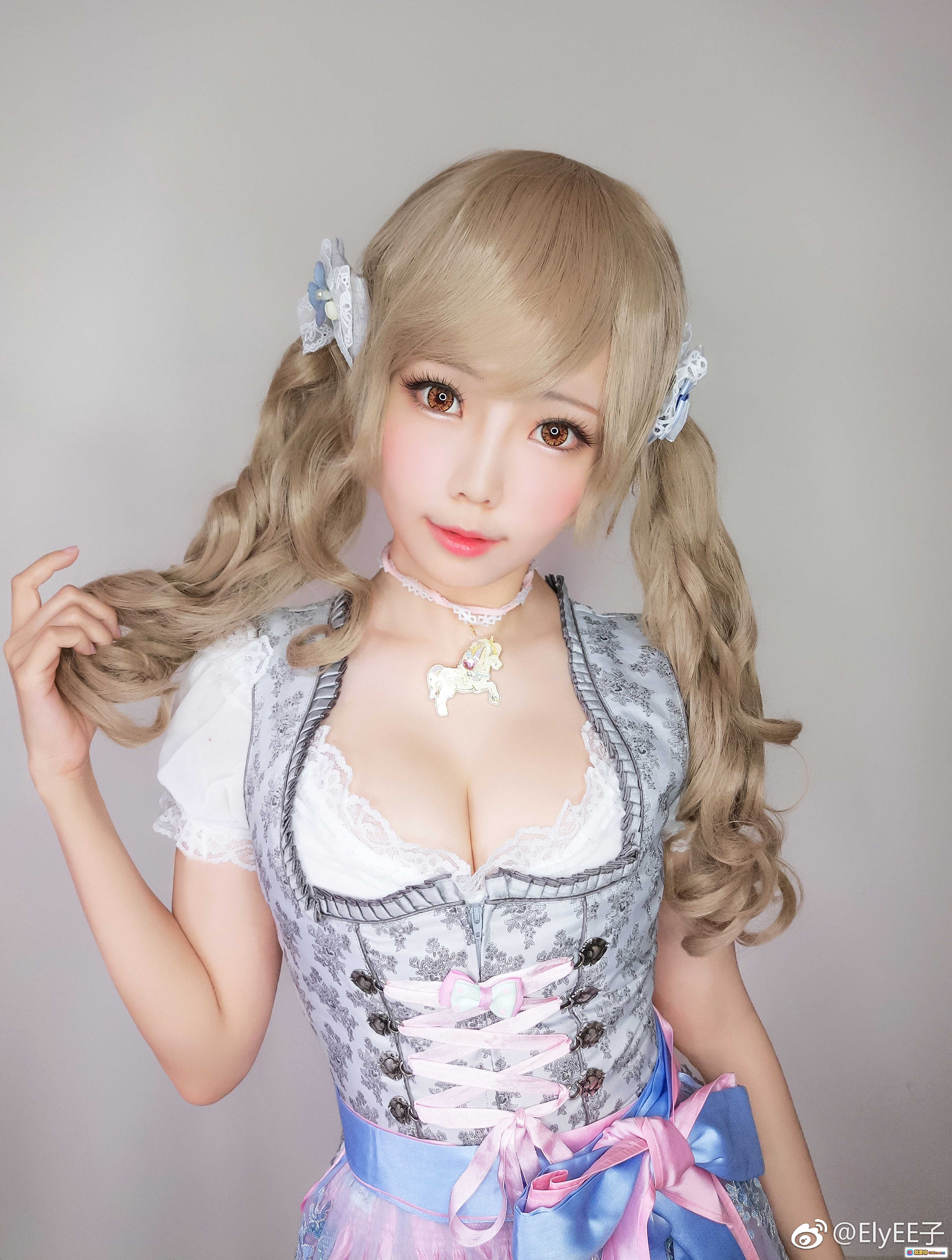 图片[6] - ElyEE子NO.034洛丽塔女仆装写真｜甜美红发少女手持茶壶｜复古咖啡馆氛围感拍照｜日系软妹风Cosplay造型 - 就要吻