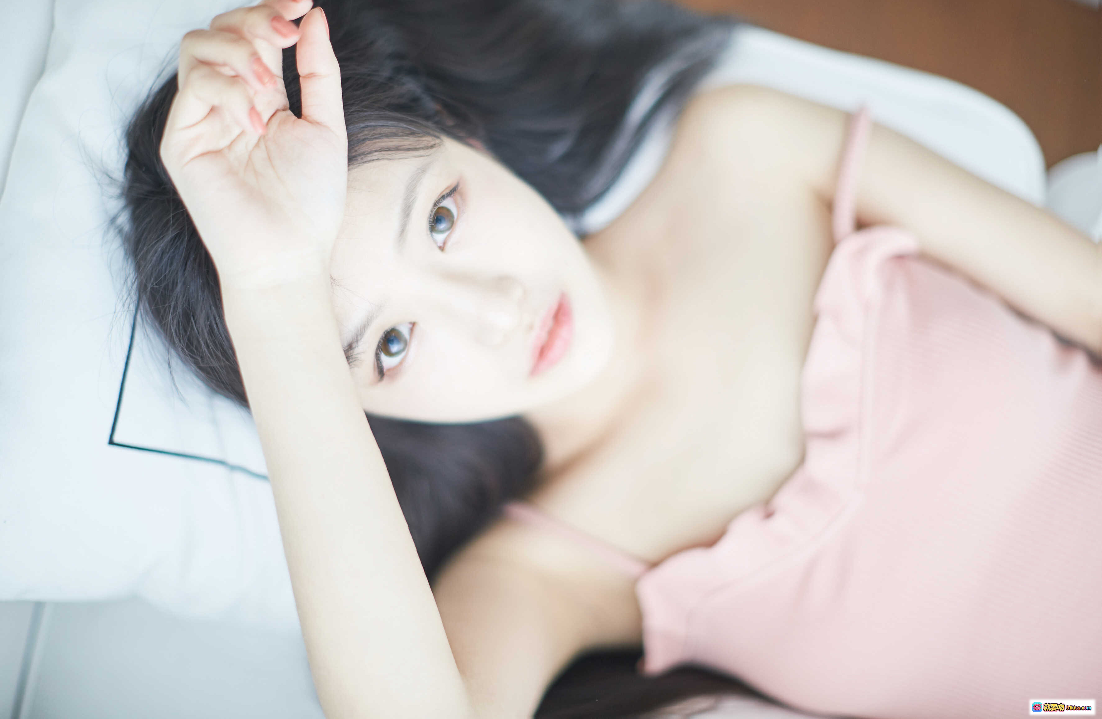 图片[4] - Shika小鹿鹿NO.038写真06 41度 粉色吊带居家美拍 白沙发慵懒风 204P高清图集 - 就要吻