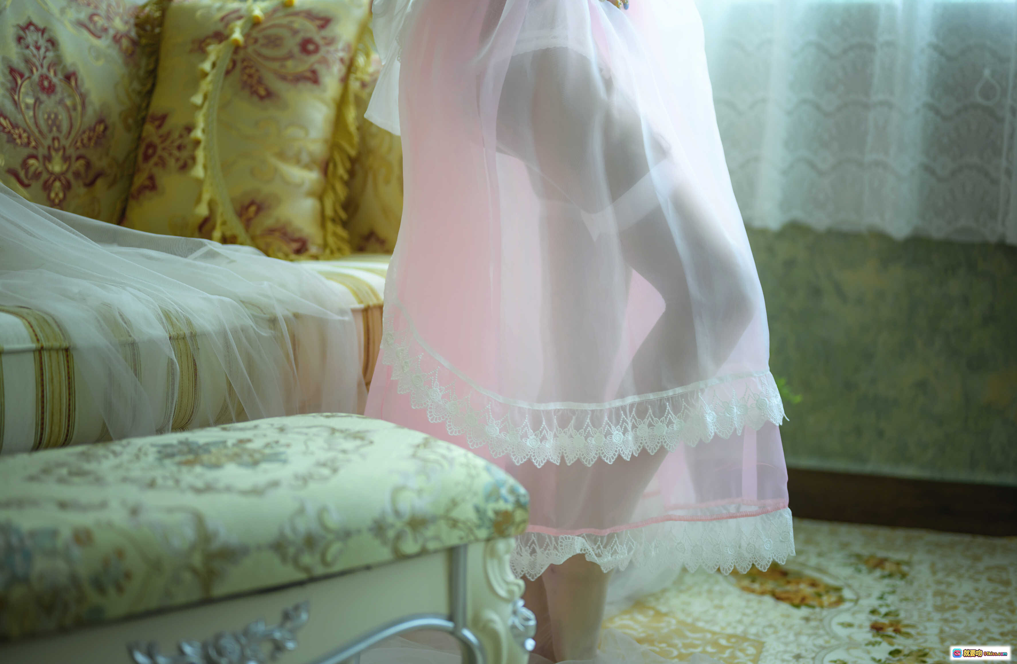 图片[10] - 鬼畜瑶NO.021透明女仆装写真 40P高清蕾丝透视粉白系性感私房美图 - 就要吻