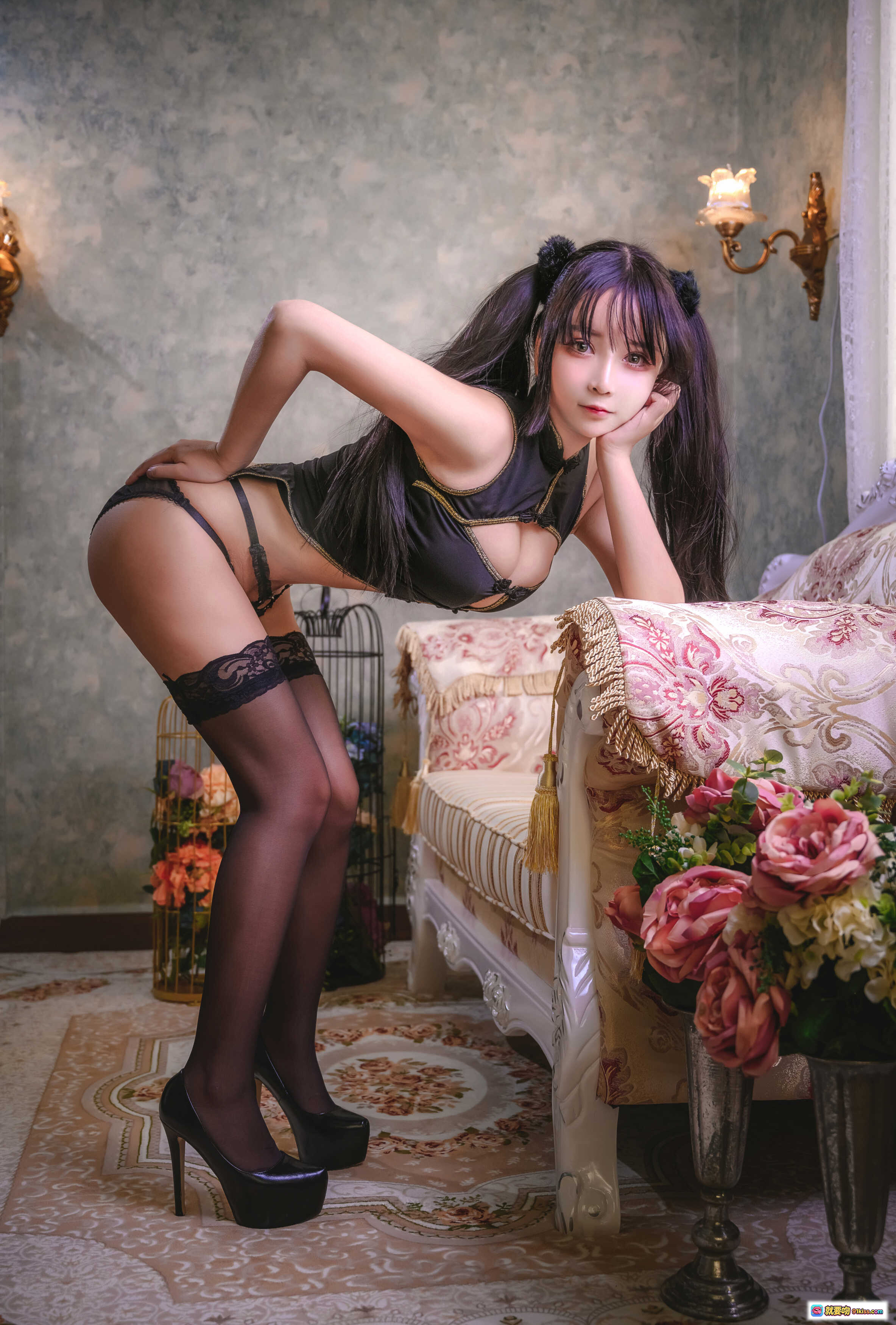 图片[7] - 抱走莫子A NO.019 双马尾黑丝美腿高跟性感写真35P701MB - 就要吻