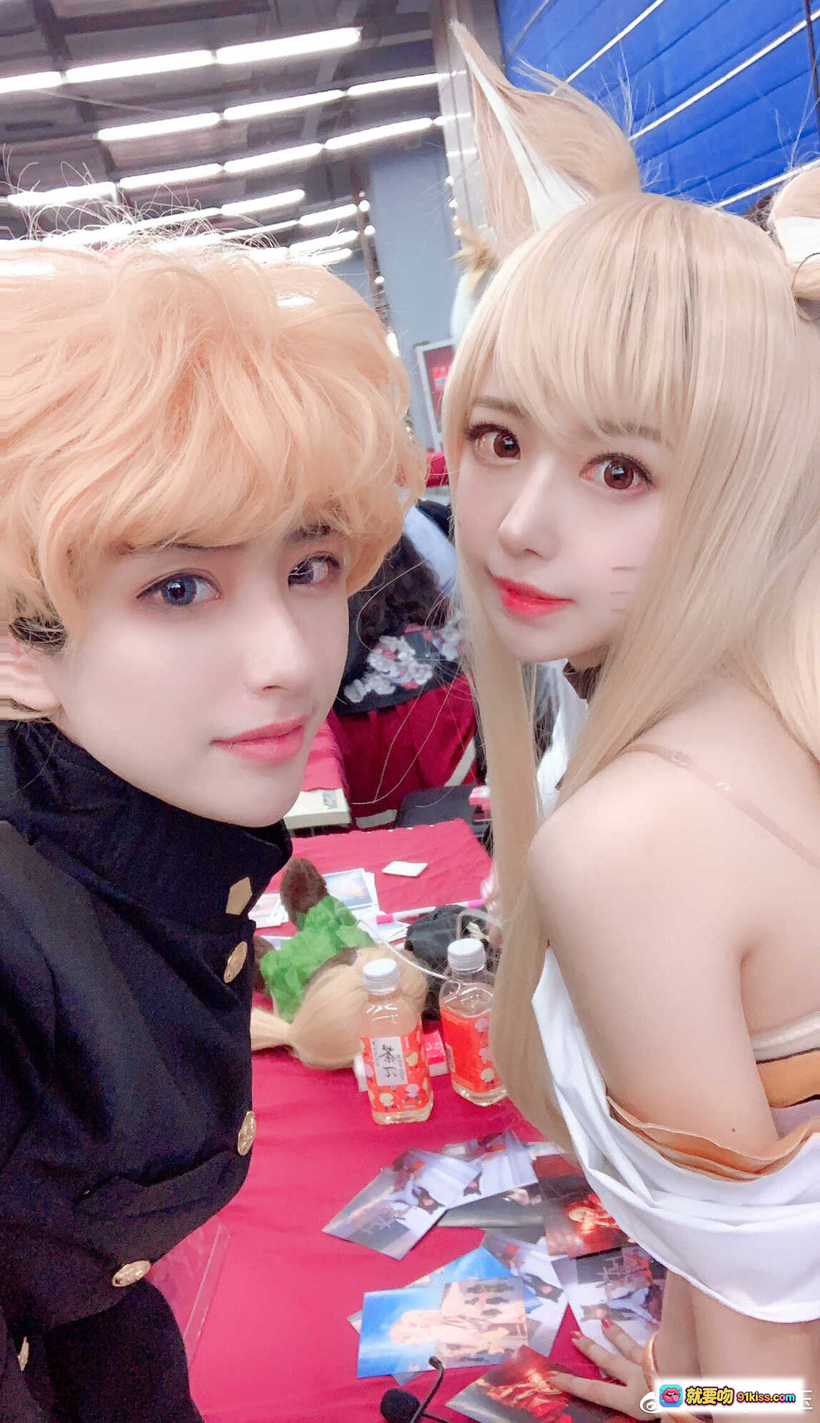 图片[7] - Shika小鹿鹿NO.007阿狸Cosplay写真｜紫色长发+骷髅口罩+金属夹克+皮短裤+时尚街拍风 - 就要吻