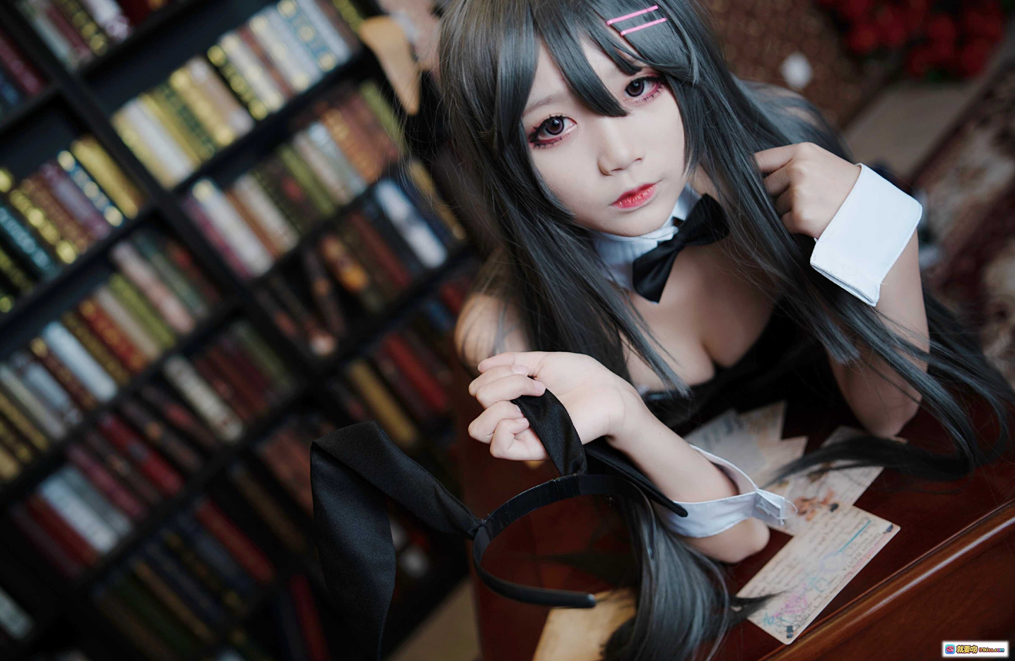 图片[10] - 樱岛麻衣兔女郎写真 | 黑丝美腿 | 和风花裙 | 五更百鬼NO.020 | 38P高清图集 - 就要吻