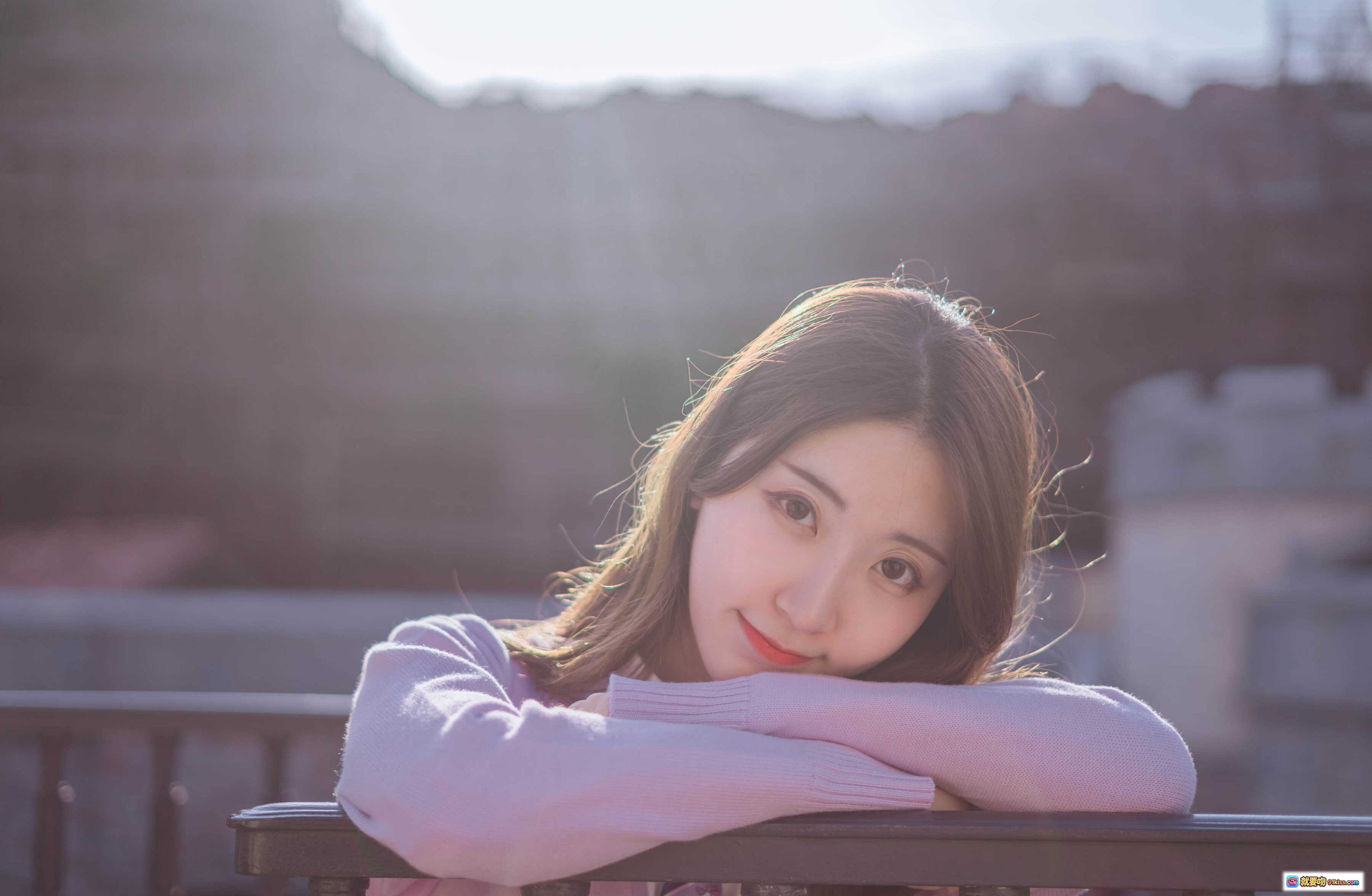 图片[2] - 黑川NO.036迪士尼写真集35P161MB 清新少女闭眼微笑 紫白校服阳光侧颜 甜美日系风格户外拍摄 - 就要吻