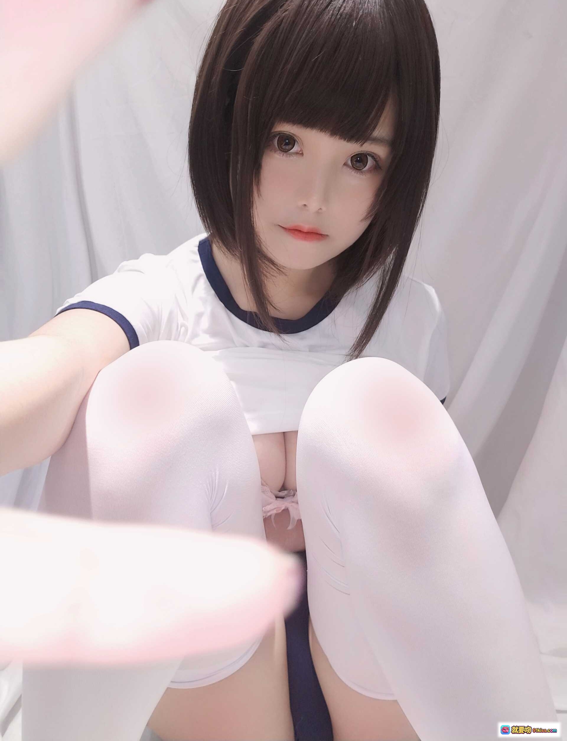 图片[5] - 蜜汁猫裘NO.039 JK体操服白袜美足特写 31P高清写真集 甜美少女风 舒适棉袜 无视频 - 就要吻