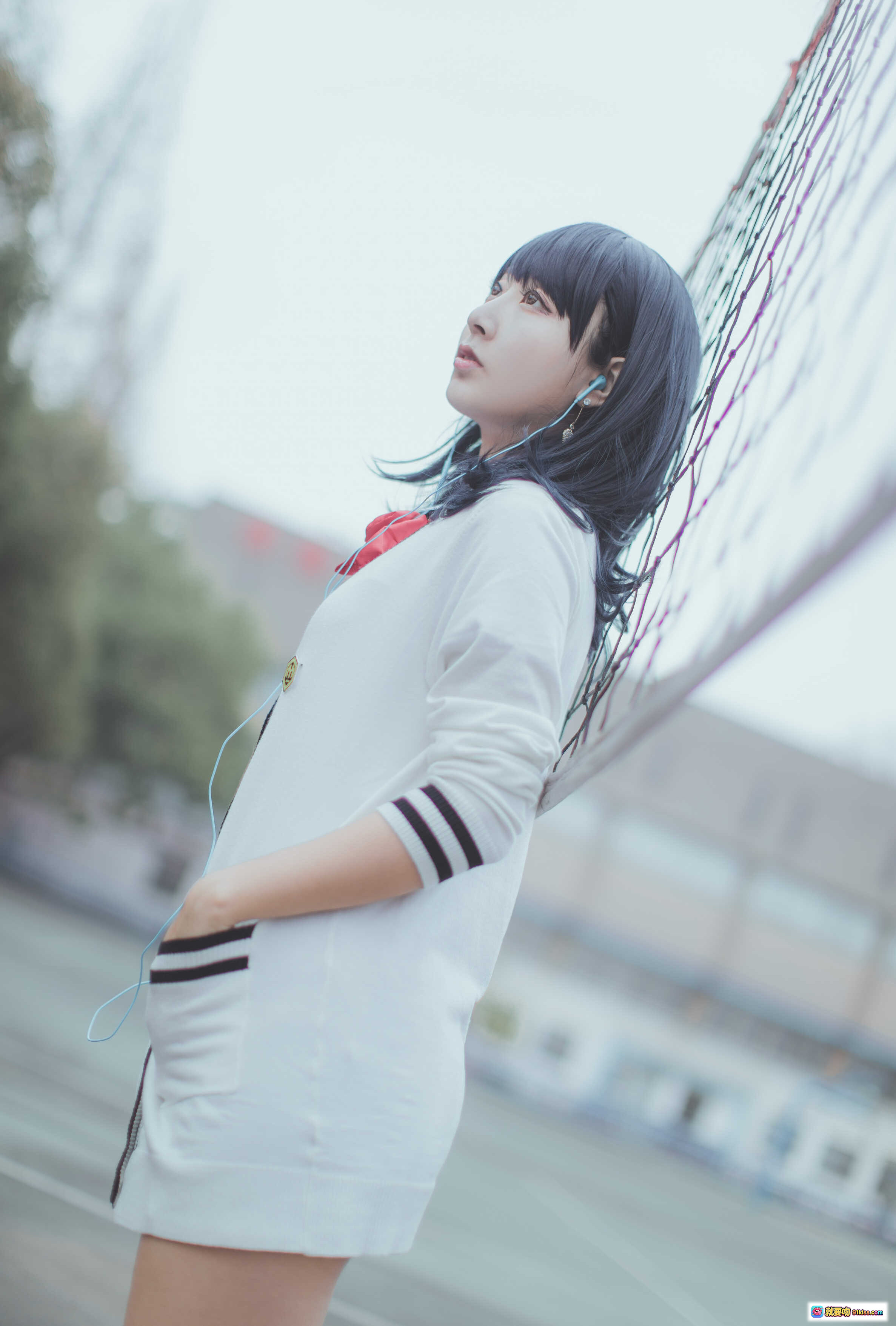 图片[6] - 黑川NO.007宝多六花cosplay校园风白裙红领结网球场写真36P高清图集 - 就要吻