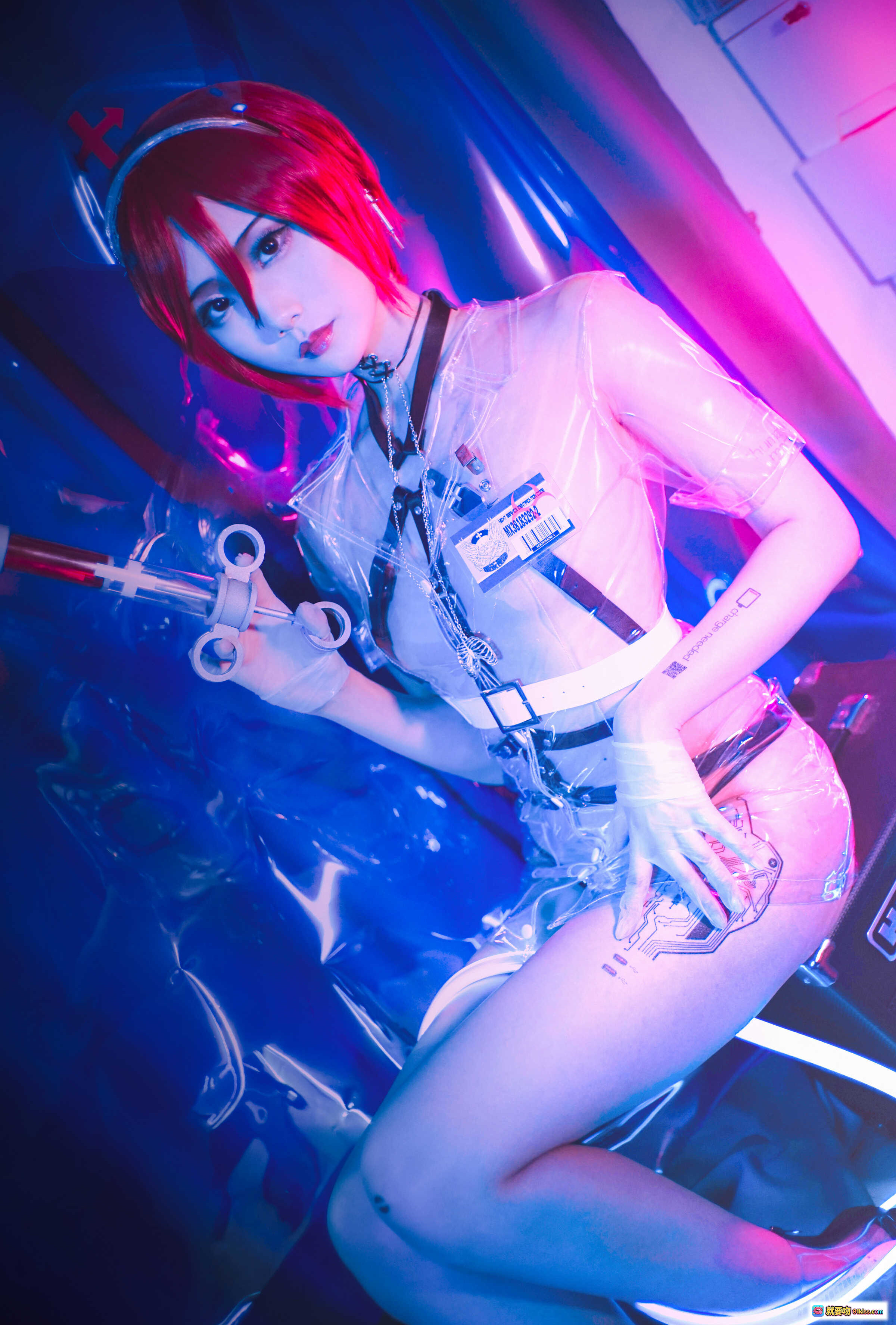 图片[3] - 曉美媽 NO.021 X爱处理人型机 47P 517MB 赛博霓虹光影 透明材质 机械美学 性感曲线 高清写真集 - 就要吻