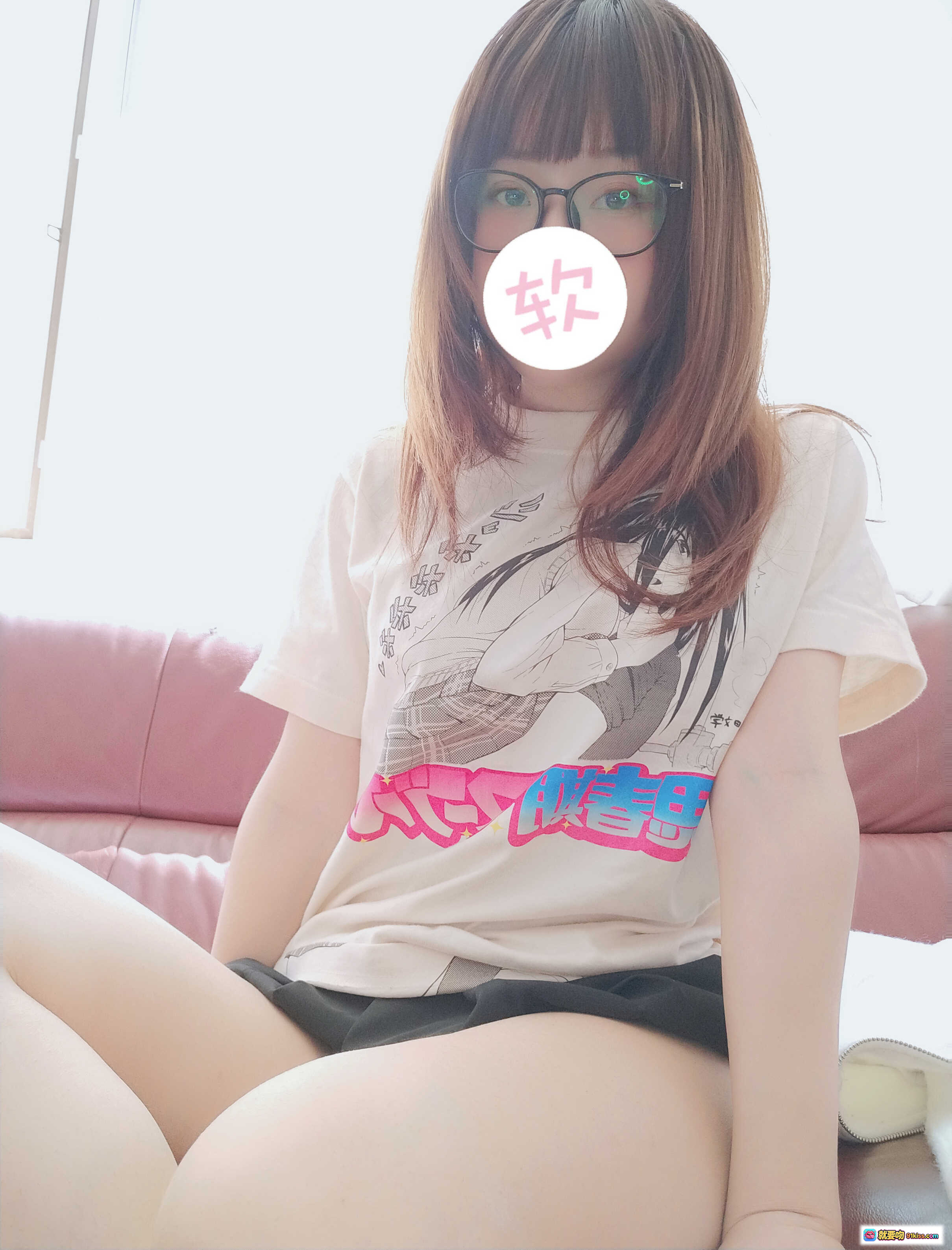 图片[5] - 摇摇乐yoyo NO.008 小清新写真 43P 218MB 黑色波点吊带裙 眼镜少女 室内沙发私房照 - 就要吻