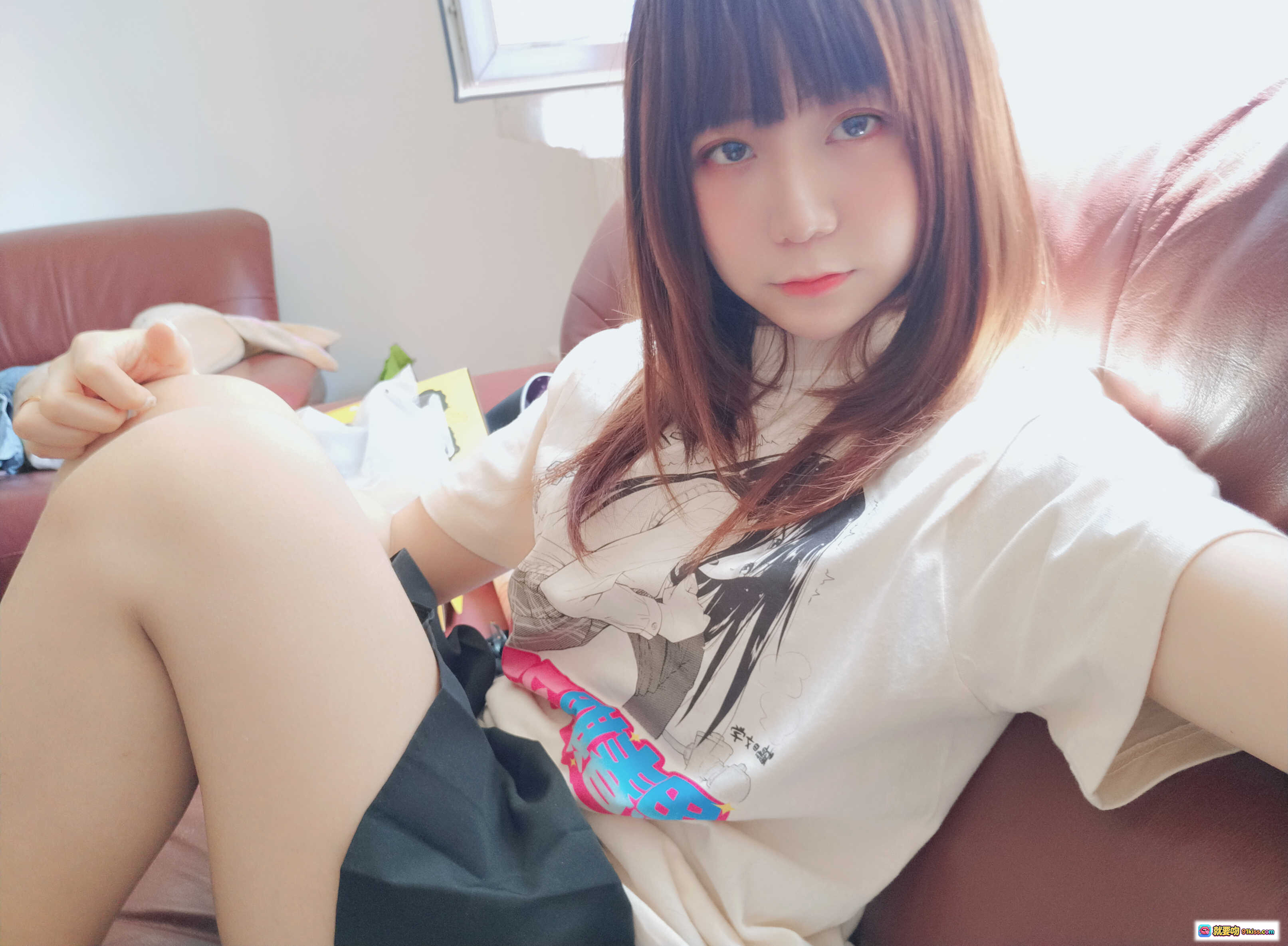 图片[10] - 摇摇乐yoyo NO.008 小清新写真 43P 218MB 黑色波点吊带裙 眼镜少女 室内沙发私房照 - 就要吻