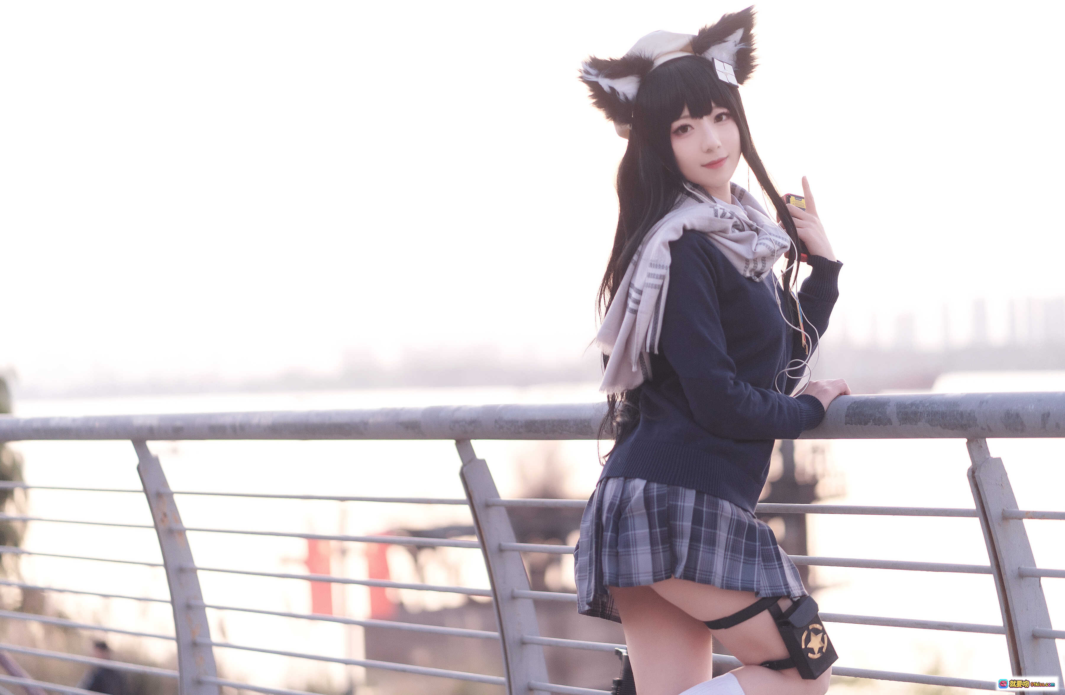 图片[6] - 弥音音NO.001 95式cosplay 狐耳少女校服写真 20P高清图集 313MB下载 - 就要吻