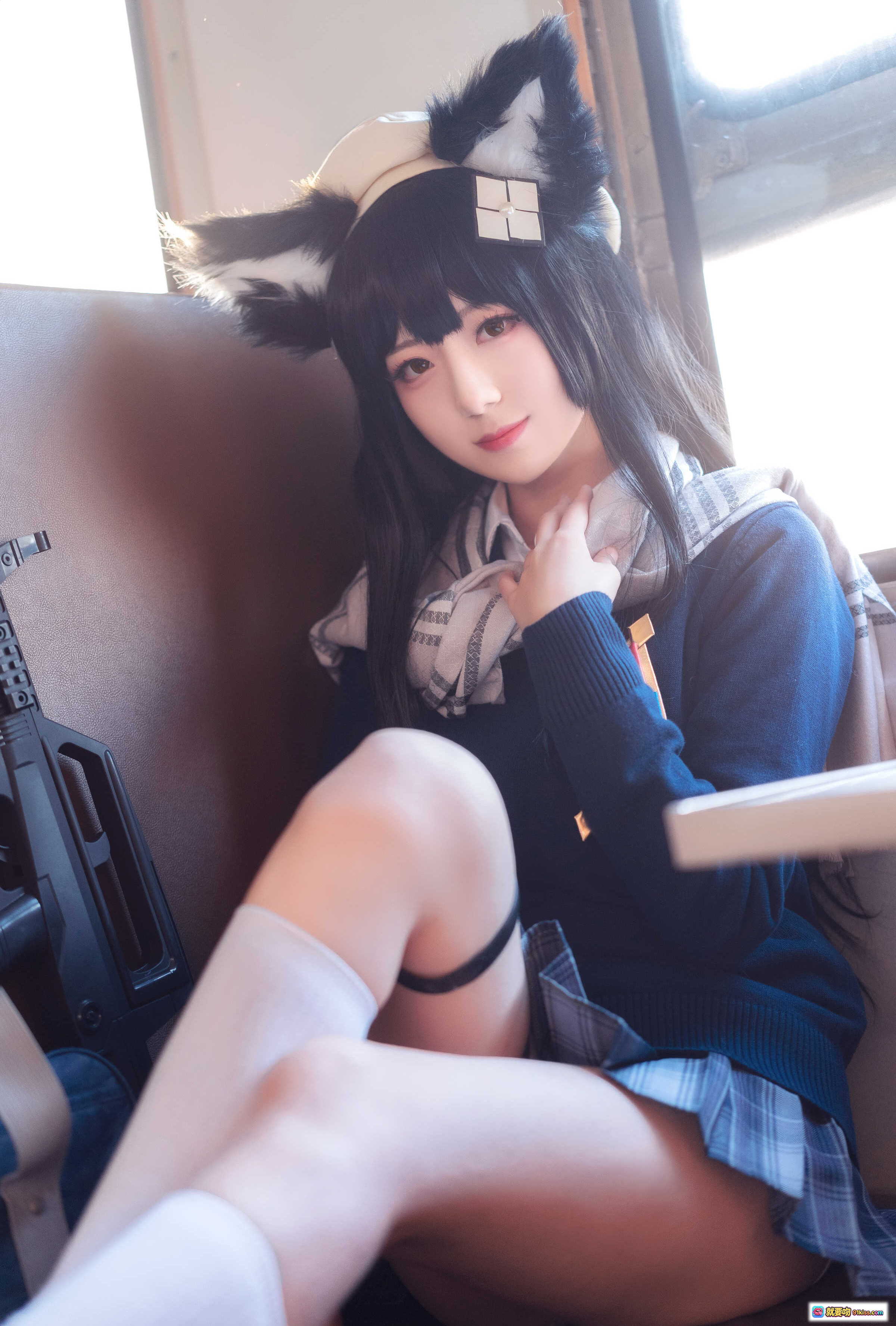 图片[7] - 弥音音NO.001 95式cosplay 狐耳少女校服写真 20P高清图集 313MB下载 - 就要吻