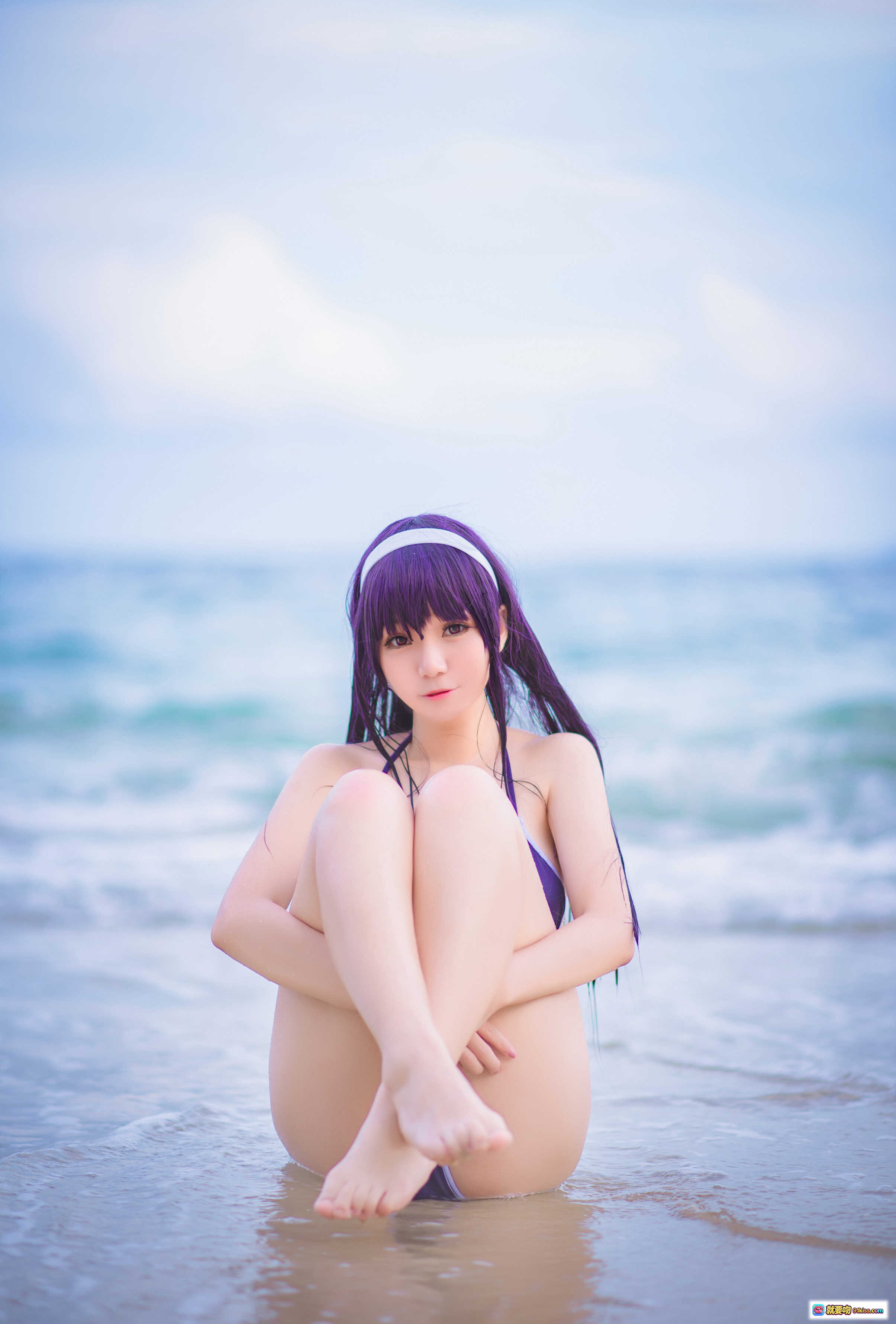 图片[2] - 小野妹子W NO.027 路人女主校服美腿写真 77P高清图集 黑丝过膝袜教室场景少女穿搭 - 就要吻