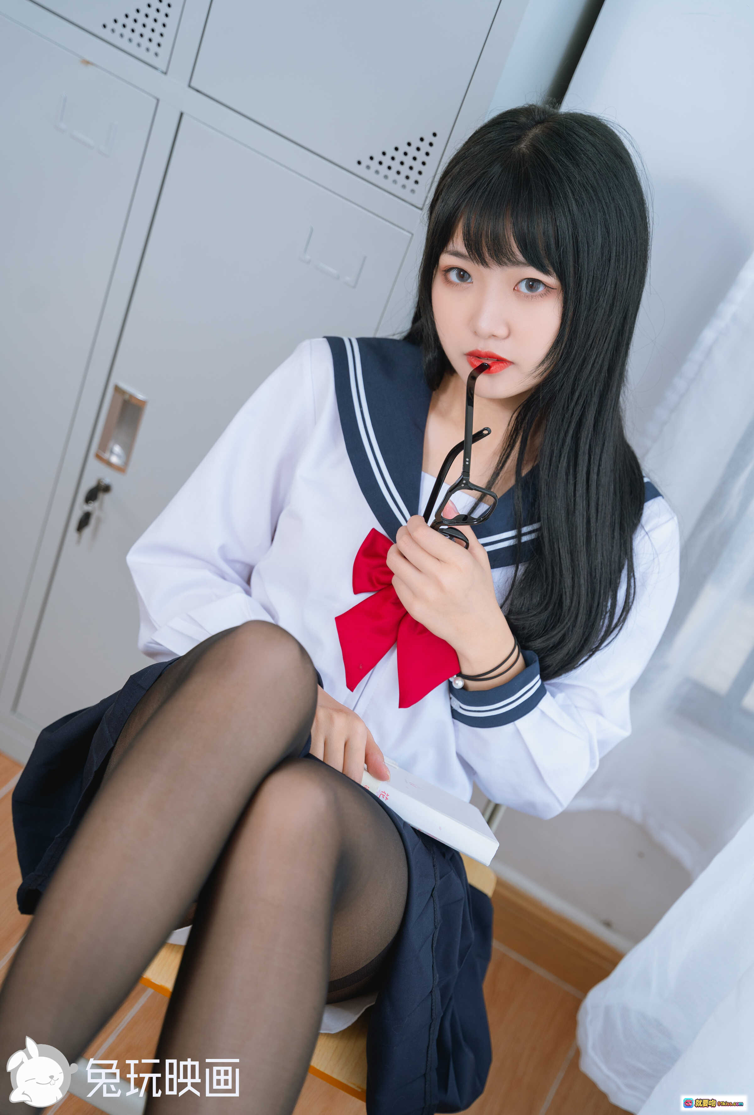 图片[2] - lovely呆玄NO.006课后教室写真｜水手服少女手机自拍｜清新校园风｜42P高清图集 - 就要吻