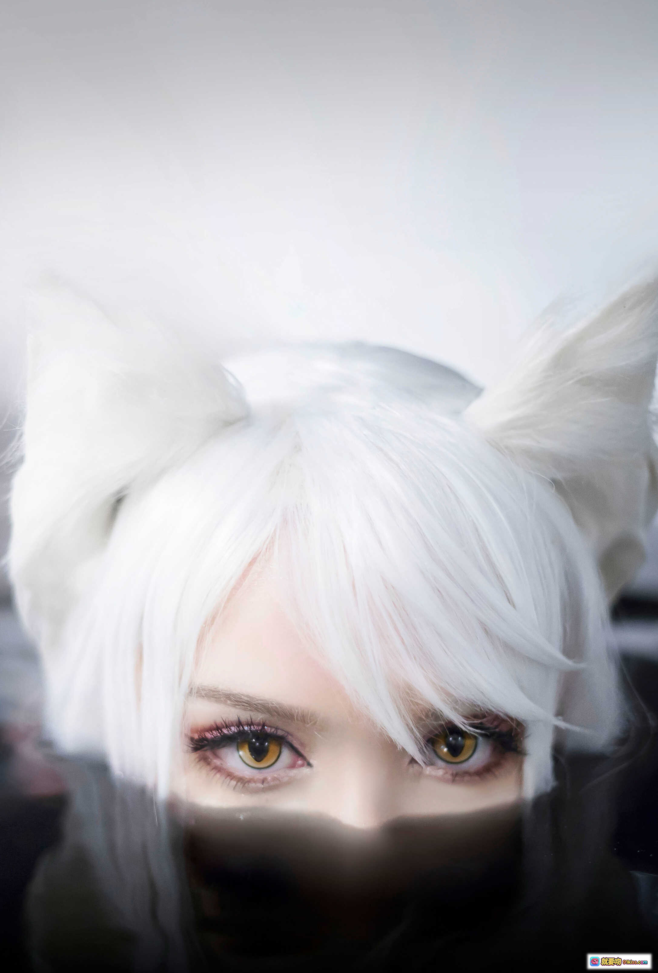 图片[9] - Sayathefox NO.004 白毛狐狸 Cosplay 精美写真 11P 28MB 高清橙色服装 白发狐耳 视觉艺术 时尚摄影 - 就要吻