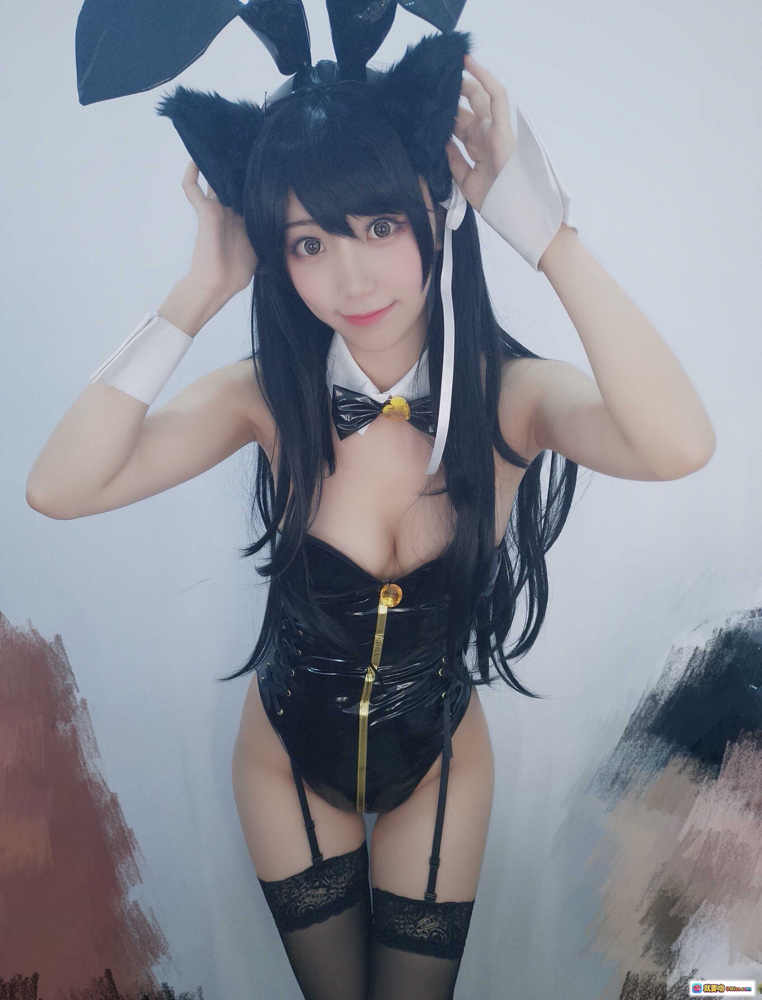 图片[7] - 黑川NO.003爱宕兔女郎cosplay写真 | 黑丝猫耳女仆装 | 18P高清图集 - 就要吻