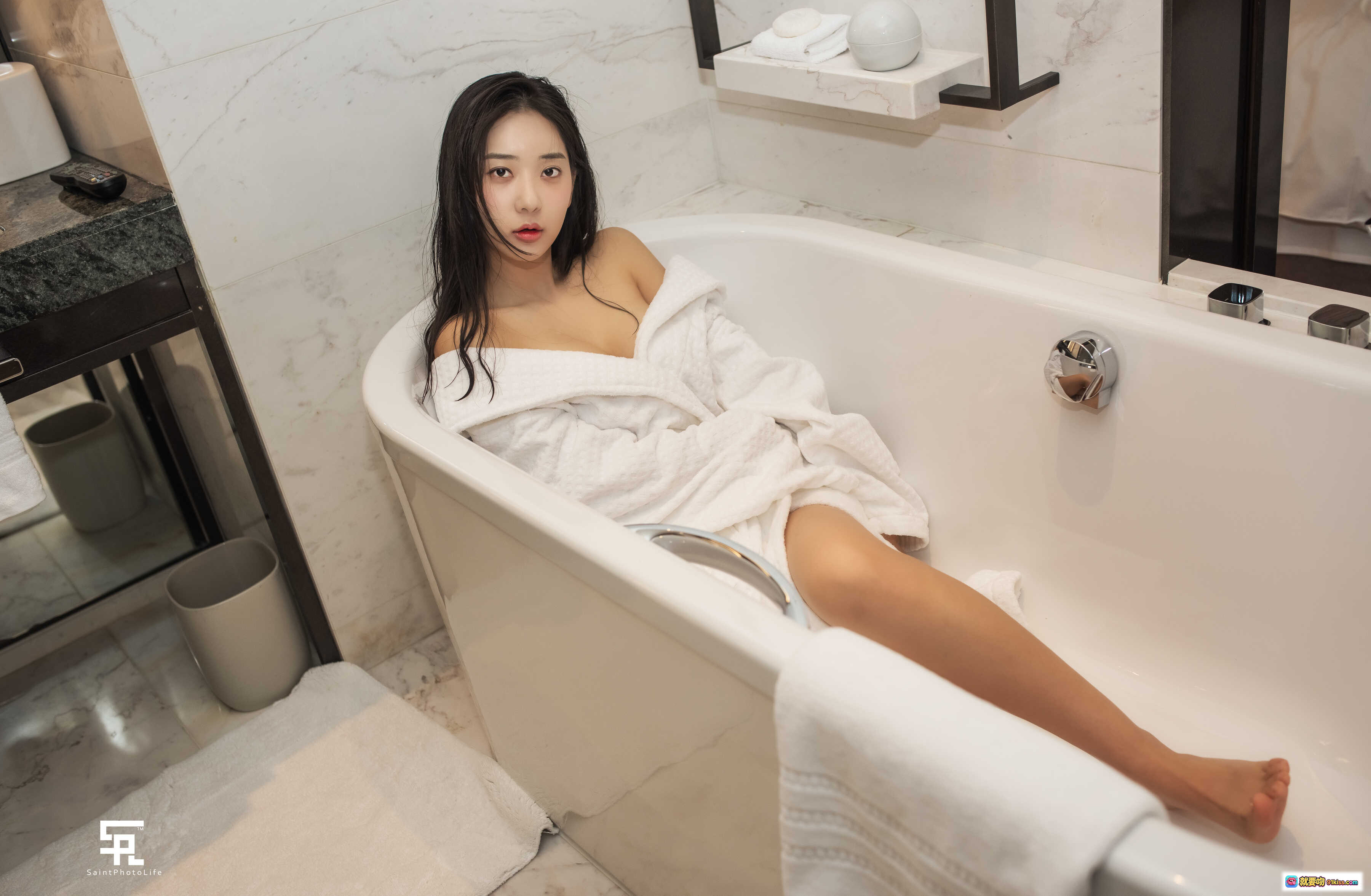 图片[5] - 韩国模特申才恩신재은 NO.010 Zenny Vol.06 黑色蕾丝内衣写真 床上性感姿态 优雅迷人私房照 - 就要吻